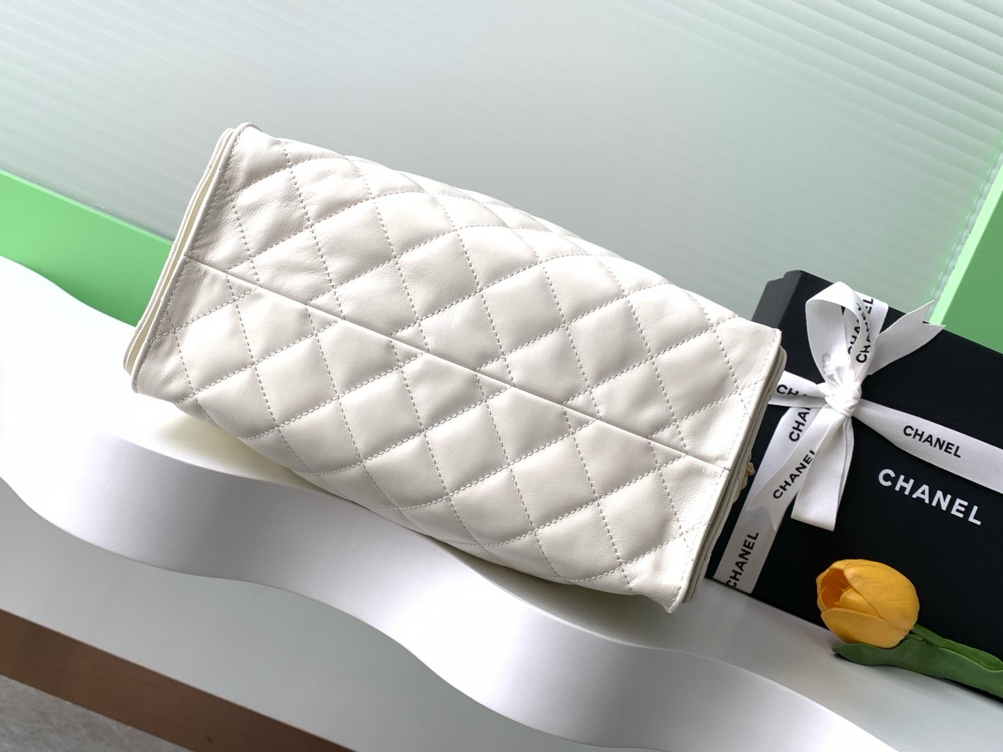 Bagsaaa Ch**el 25 Small Handbag AS5293 white - 30cm