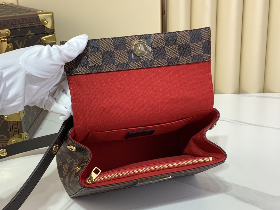 Bagsaaa LV N00097 Cluny Mini Bag Damier Ebene - 20 x 16 x 7.5 cm