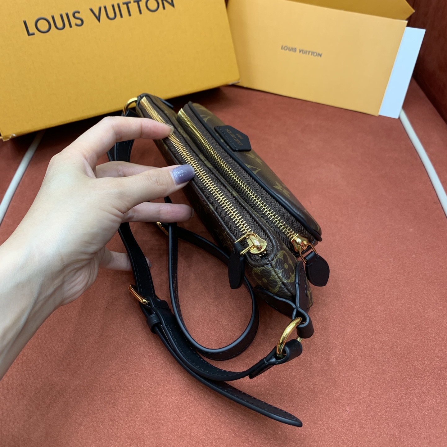 Bagsaaa LV M14806 Keepit Bumbag Monogram & Black - 29 x 12 x 6 cm