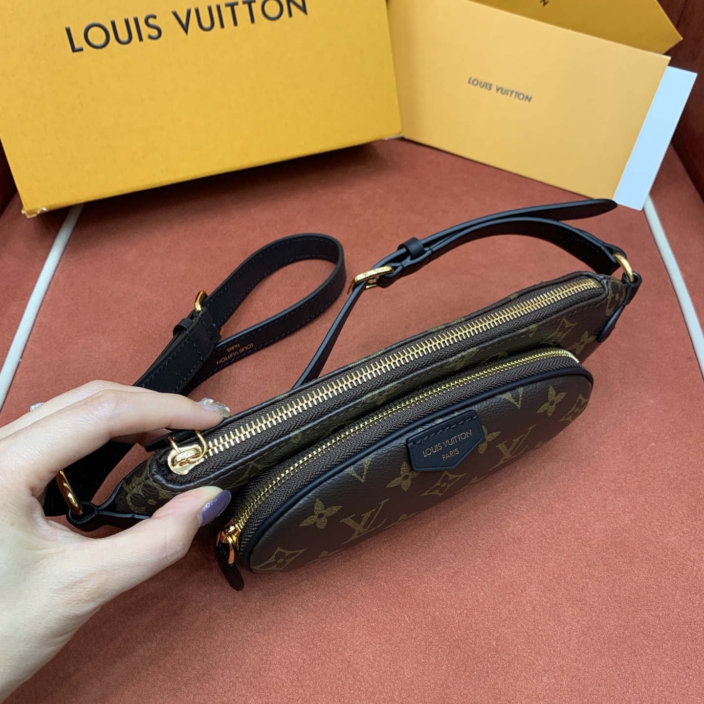 Bagsaaa LV M14806 Keepit Bumbag Monogram & Black - 29 x 12 x 6 cm