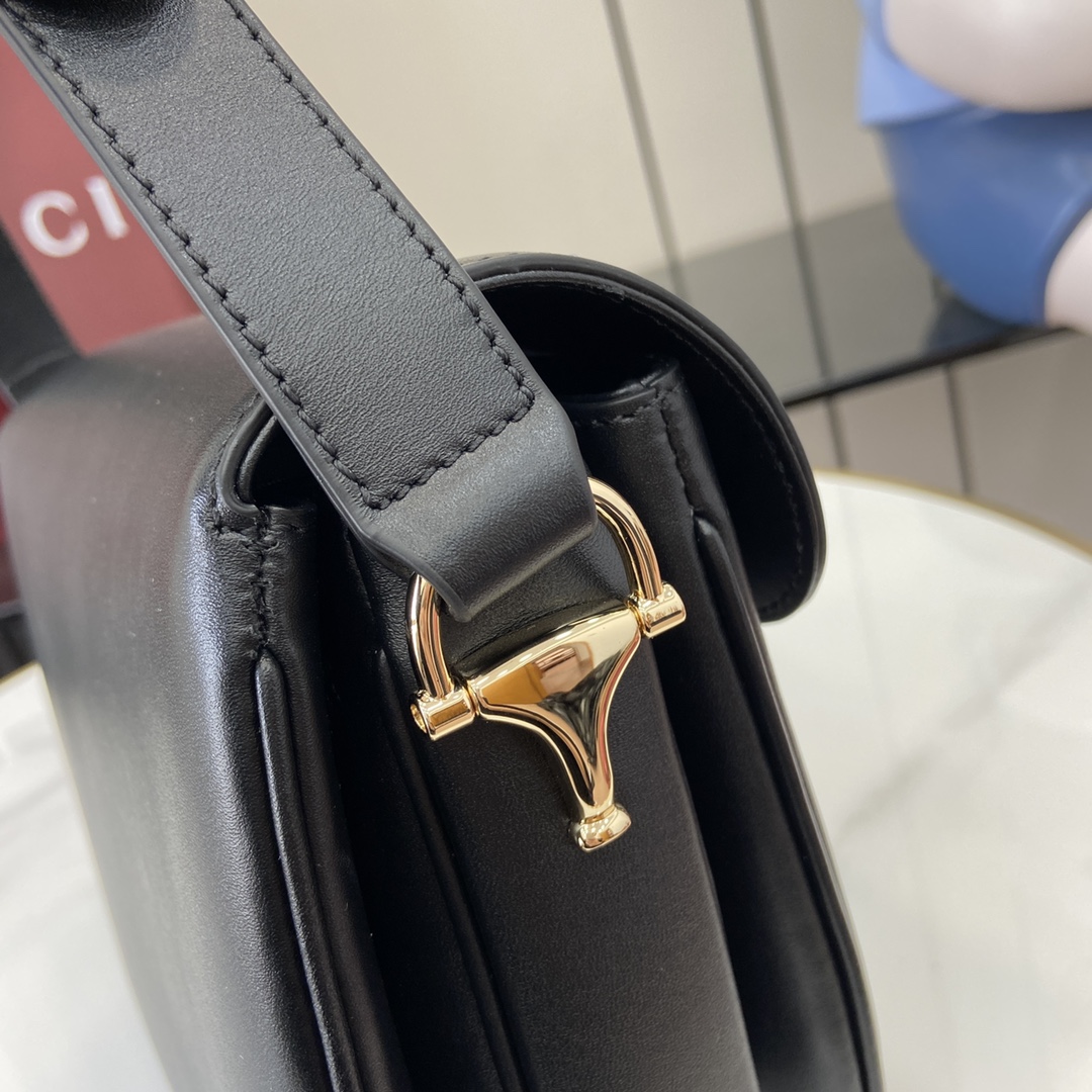 Bagsaaa Gvc*1 Horsebit 1955 small shoulder bag 815178 black - 26x17.5x10 cm