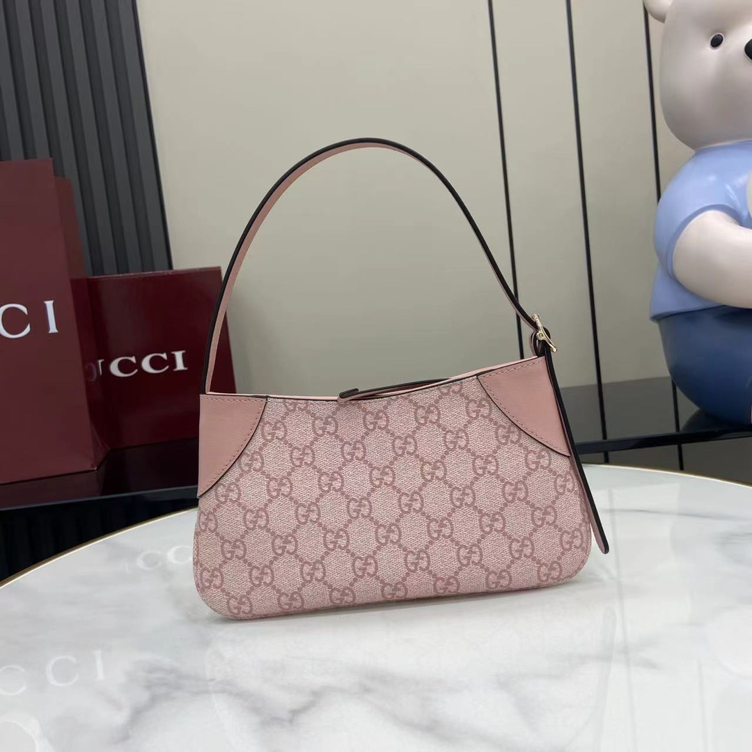 Bagsaaa Gvc*1 GG Emblem S*per mini shoulder bag ‎820696 pink - 23 x 13 x 2cm