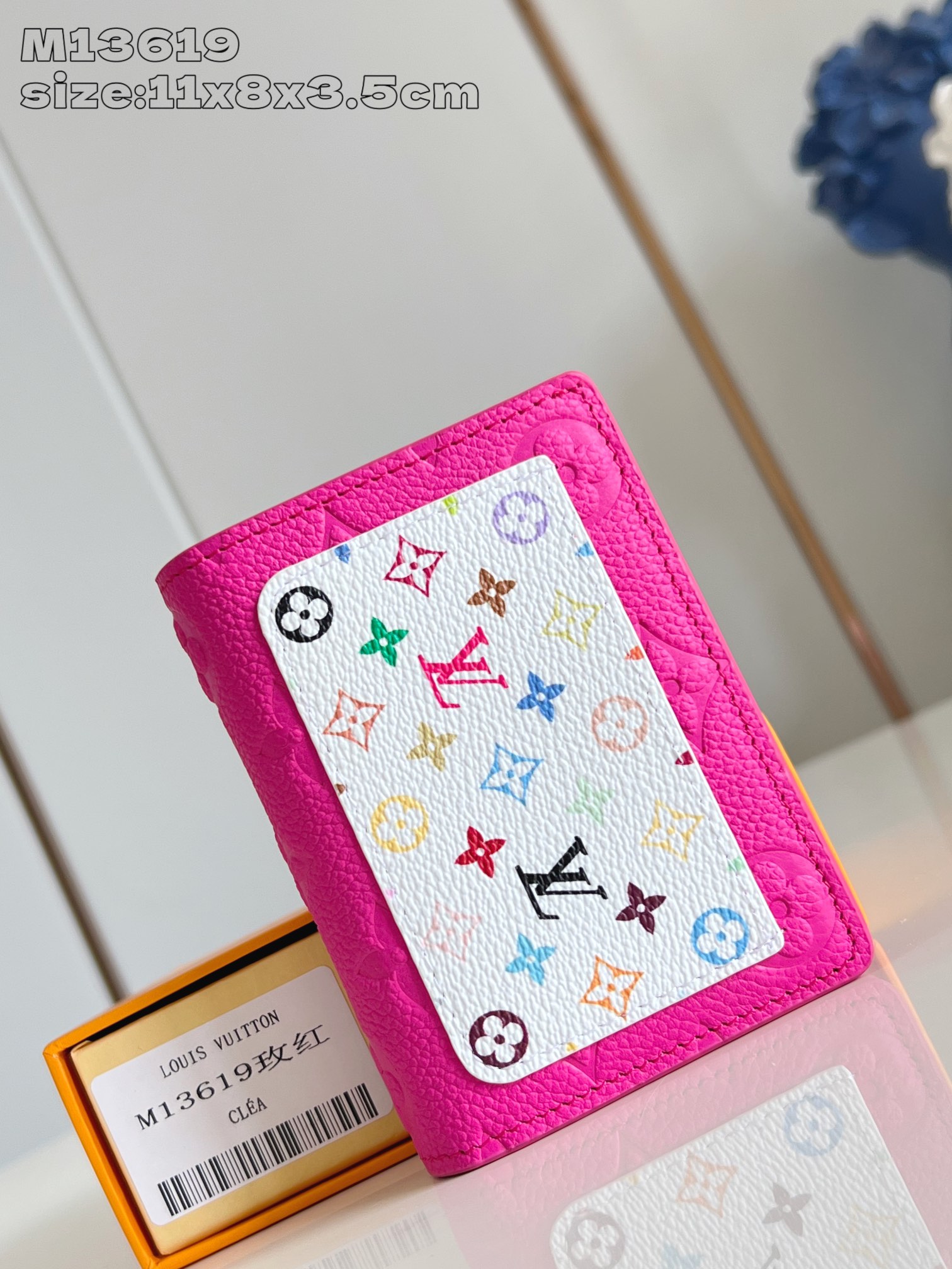 Bagsaaa M14140 Japan exclusive LV × TM Portefeuille Claire Pink - 11cm