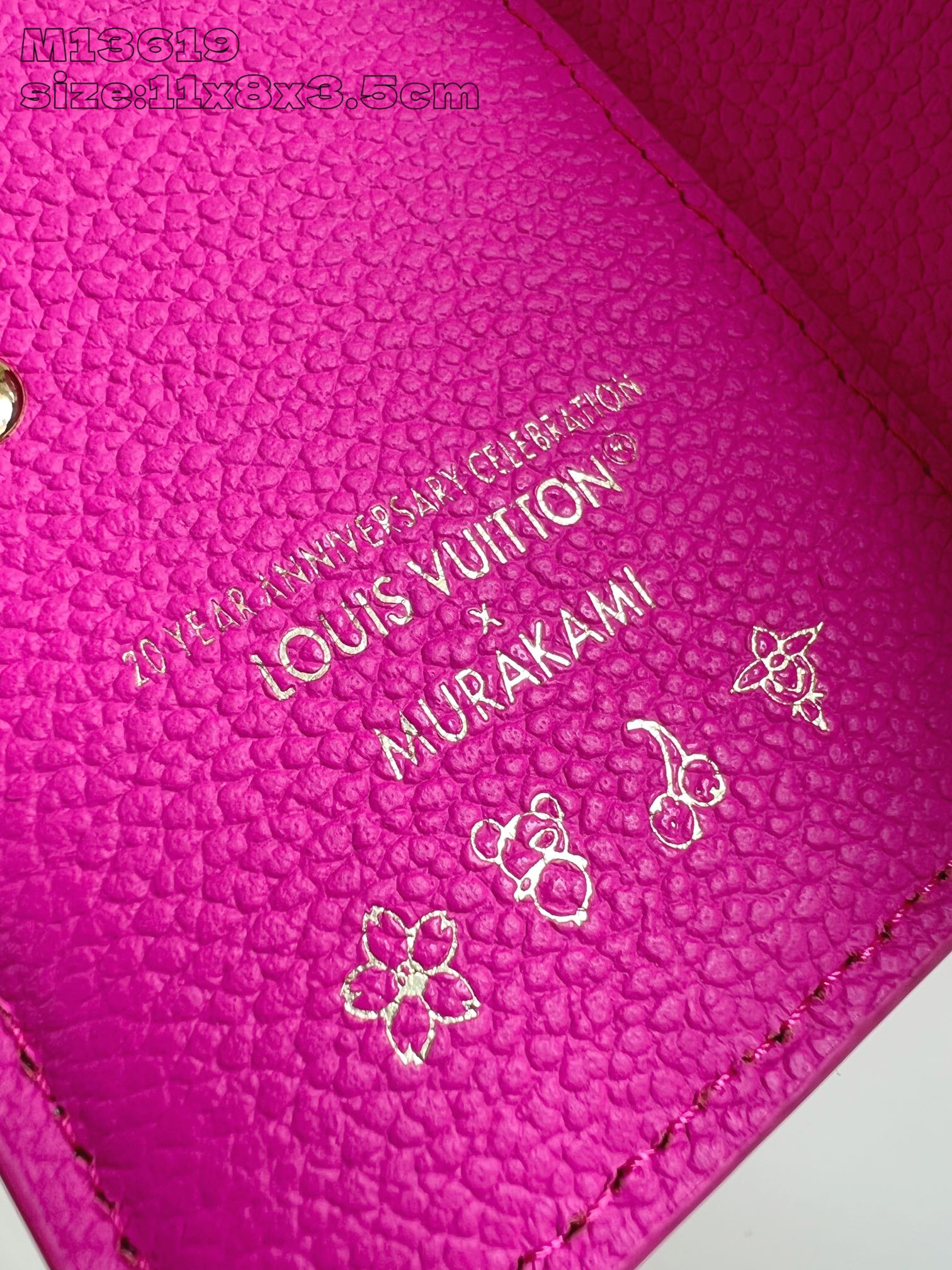 Bagsaaa M14140 Japan exclusive LV × TM Portefeuille Claire Pink - 11cm