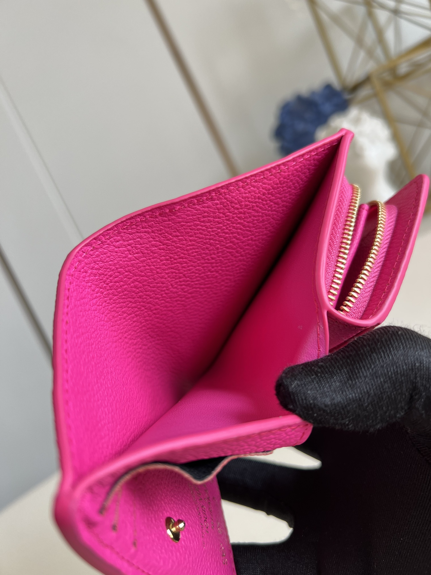 Bagsaaa M14140 Japan exclusive LV × TM Portefeuille Claire Pink - 11cm