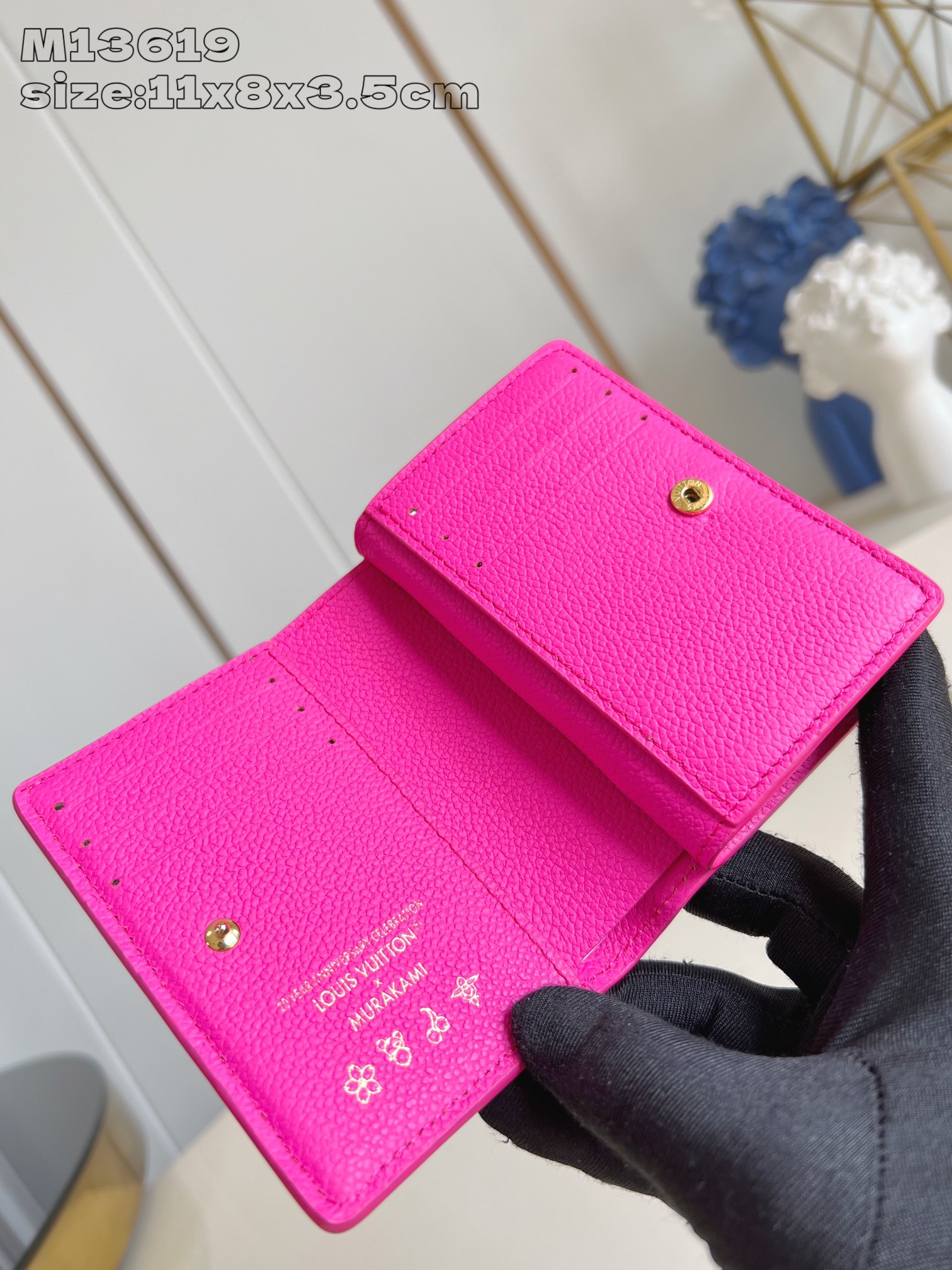 Bagsaaa M14140 Japan exclusive LV × TM Portefeuille Claire Pink - 11cm
