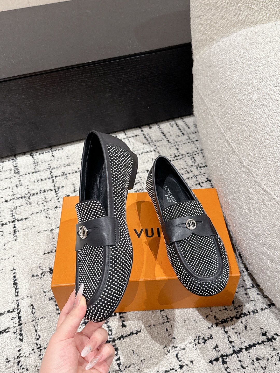 Bagsaaa LV Soho Flat Loafer Black