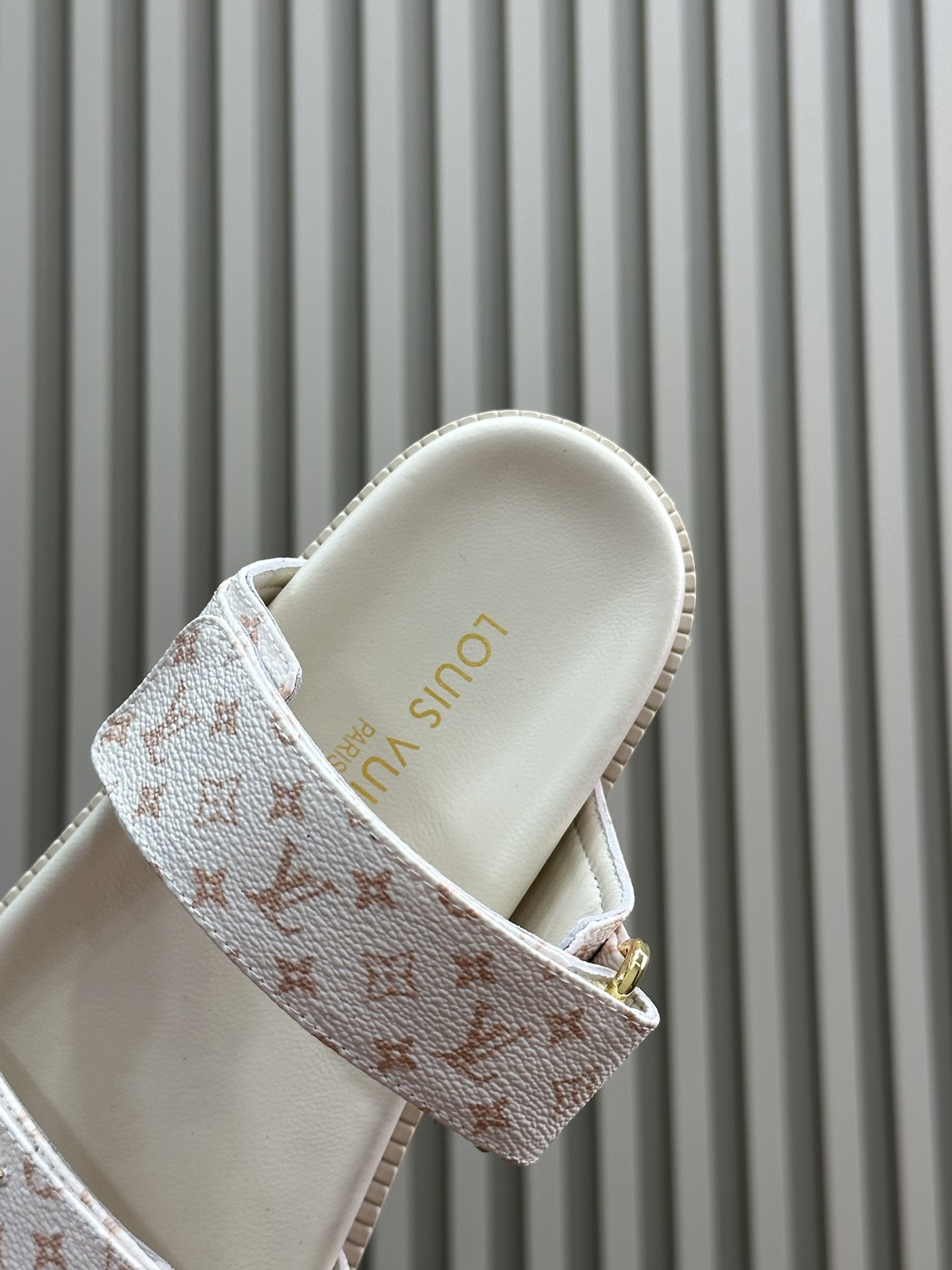 Bagsaaa LV Sunset Flat Comfort Mule Dune Beige