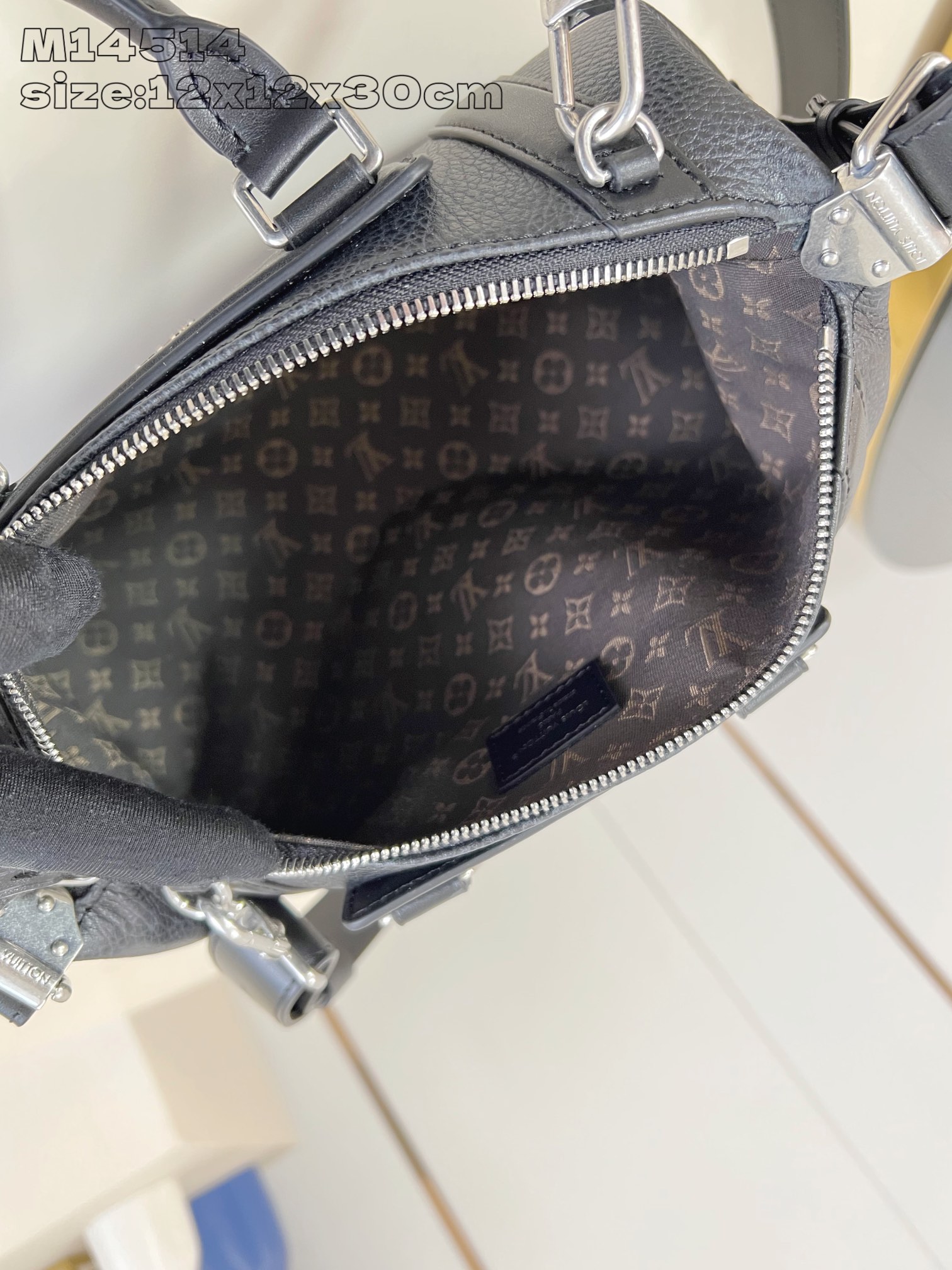 Bagsaaa M14514 LV Biker PM Bag Black - 30cm
