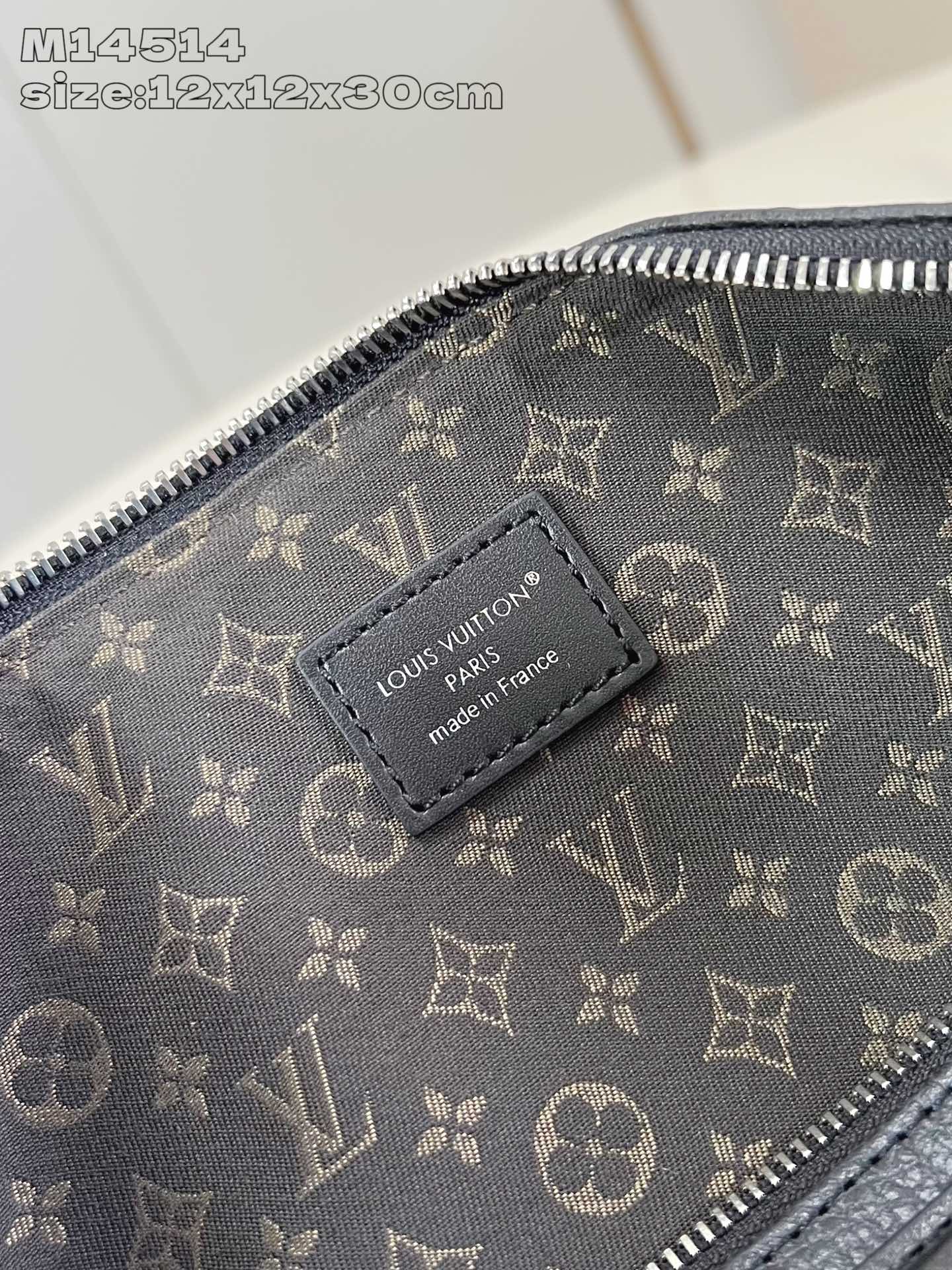 Bagsaaa M14514 LV Biker PM Bag Black - 30cm
