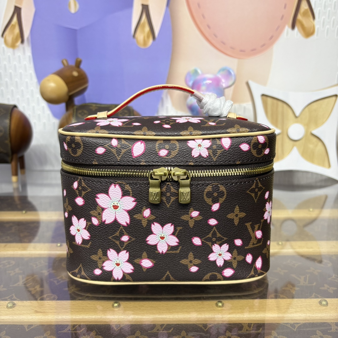 Bagsaaa M14181 LV x TM Nice Mini Sakura Brown - 20cm