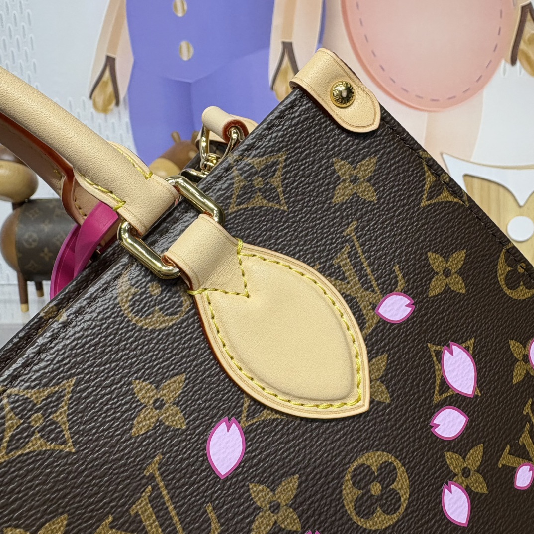 Bagsaaa M13269 LV x TM OnTheGo PM Sakura Brown - 25cm