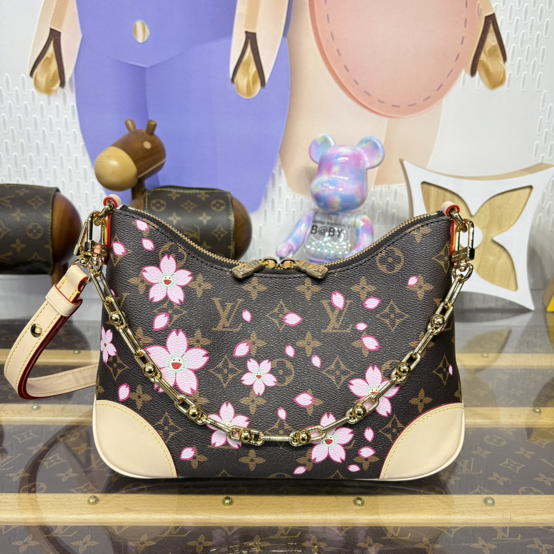 Bagsaaa M13265 LV x TM Boulogne Sakura Brown - 29cm