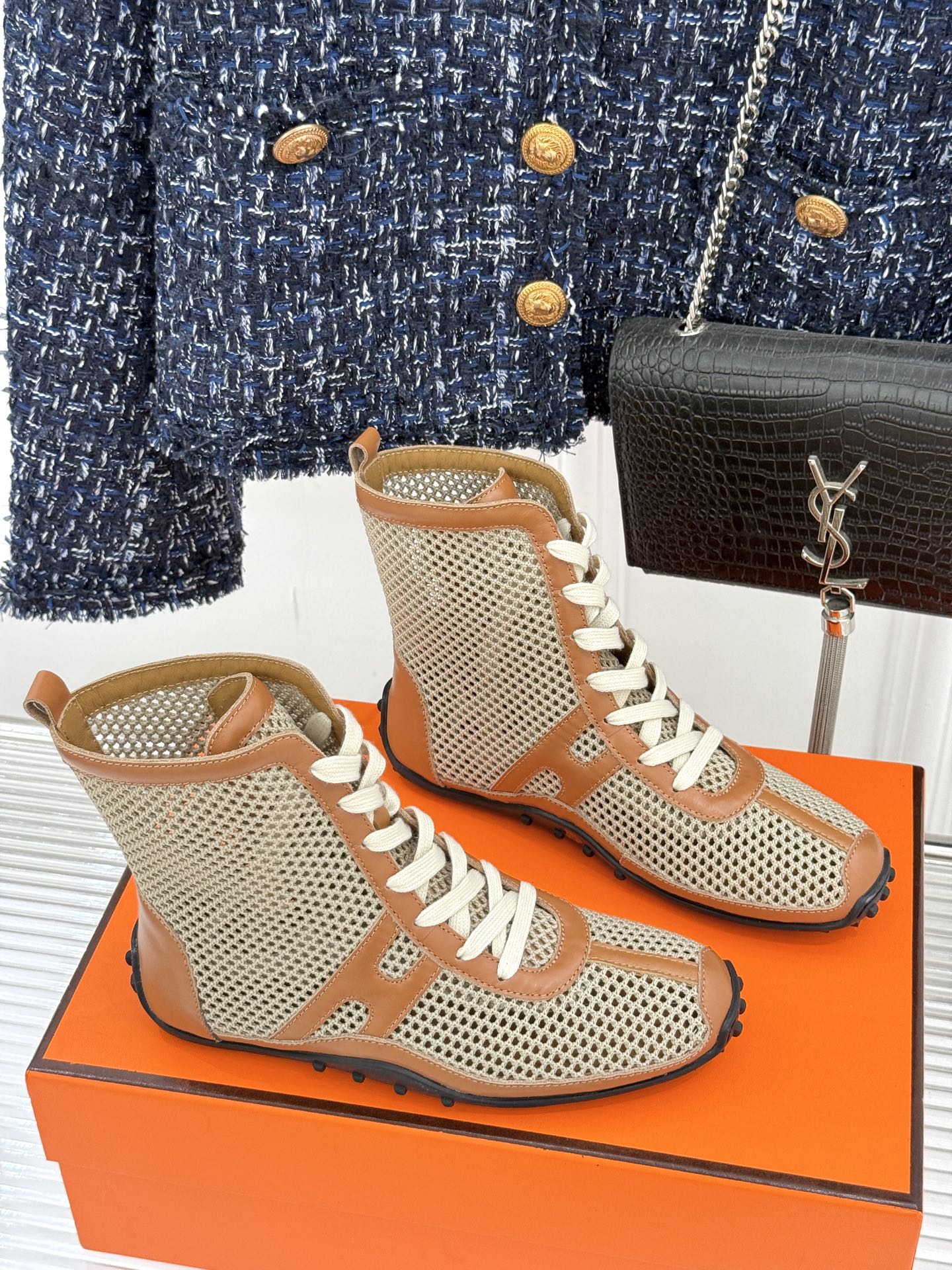 Bagsaaa H**me5 Kiatsu sneaker brown