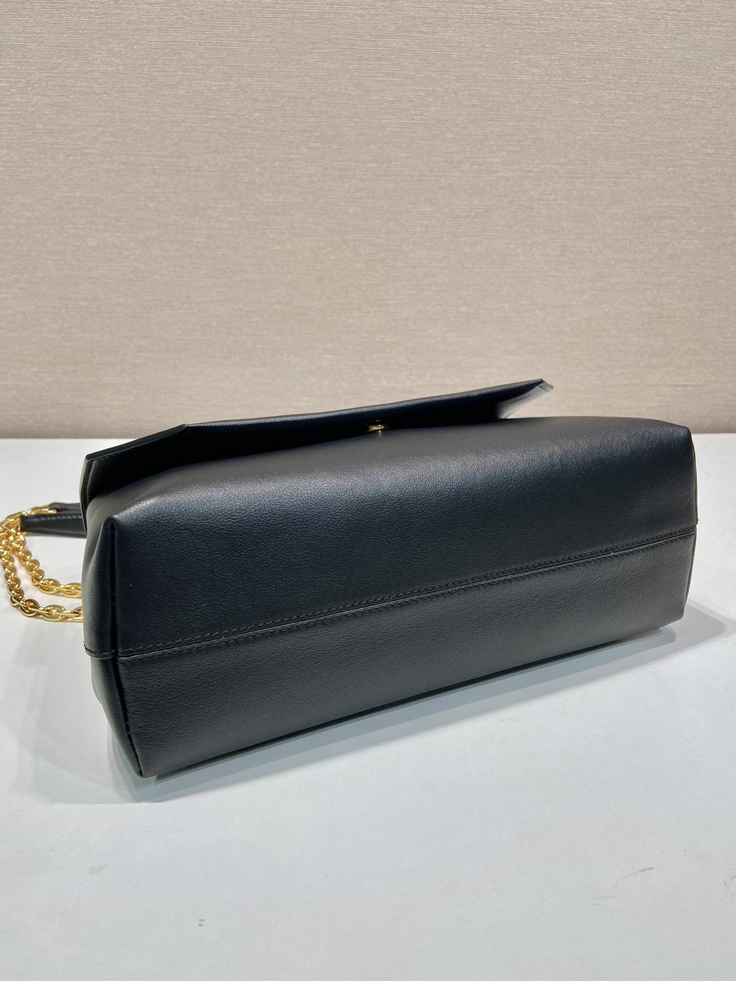 Bagsaaa Pra*a Doux medium leather shoulder bag 1BD371 black - 29cm