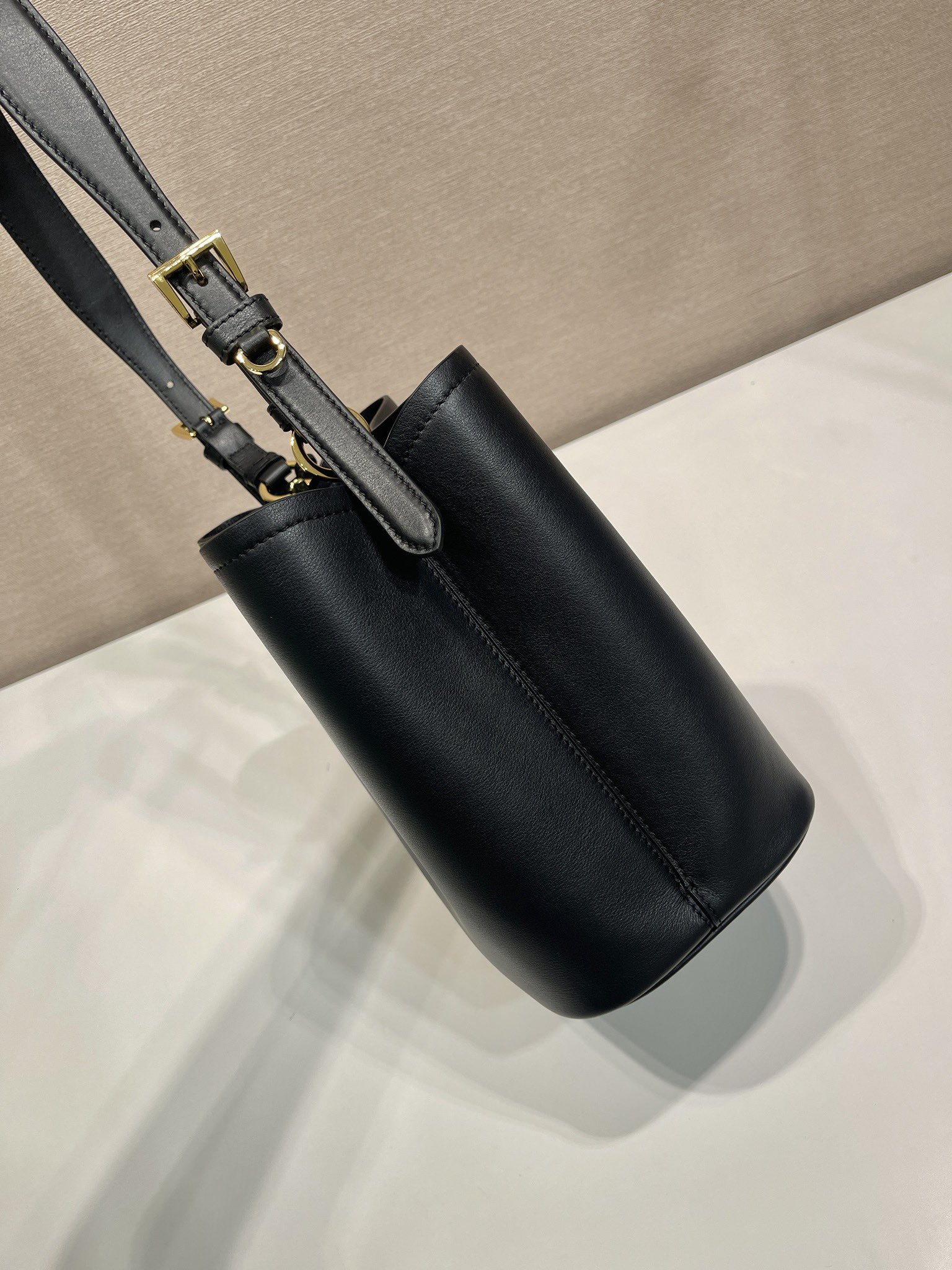 Bagsaaa Pra*a Medium leather bag 1BE080 black - 21.5cm
