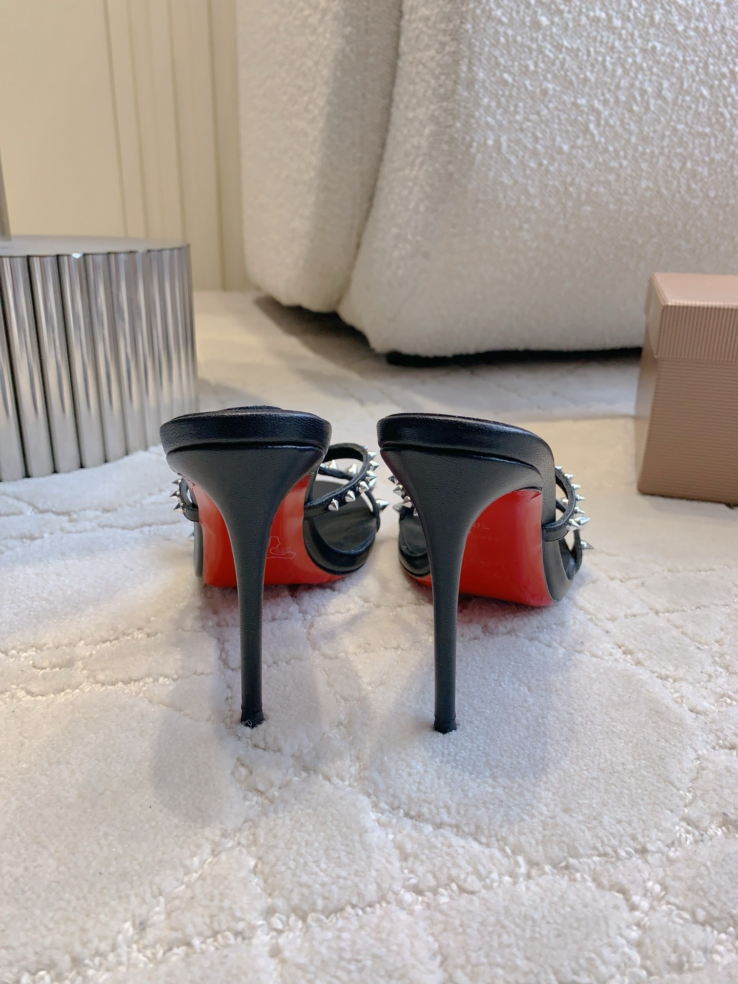 Bagsaaa Chr1st1an Louboutin 85mm Tatoosh Spikes mules black