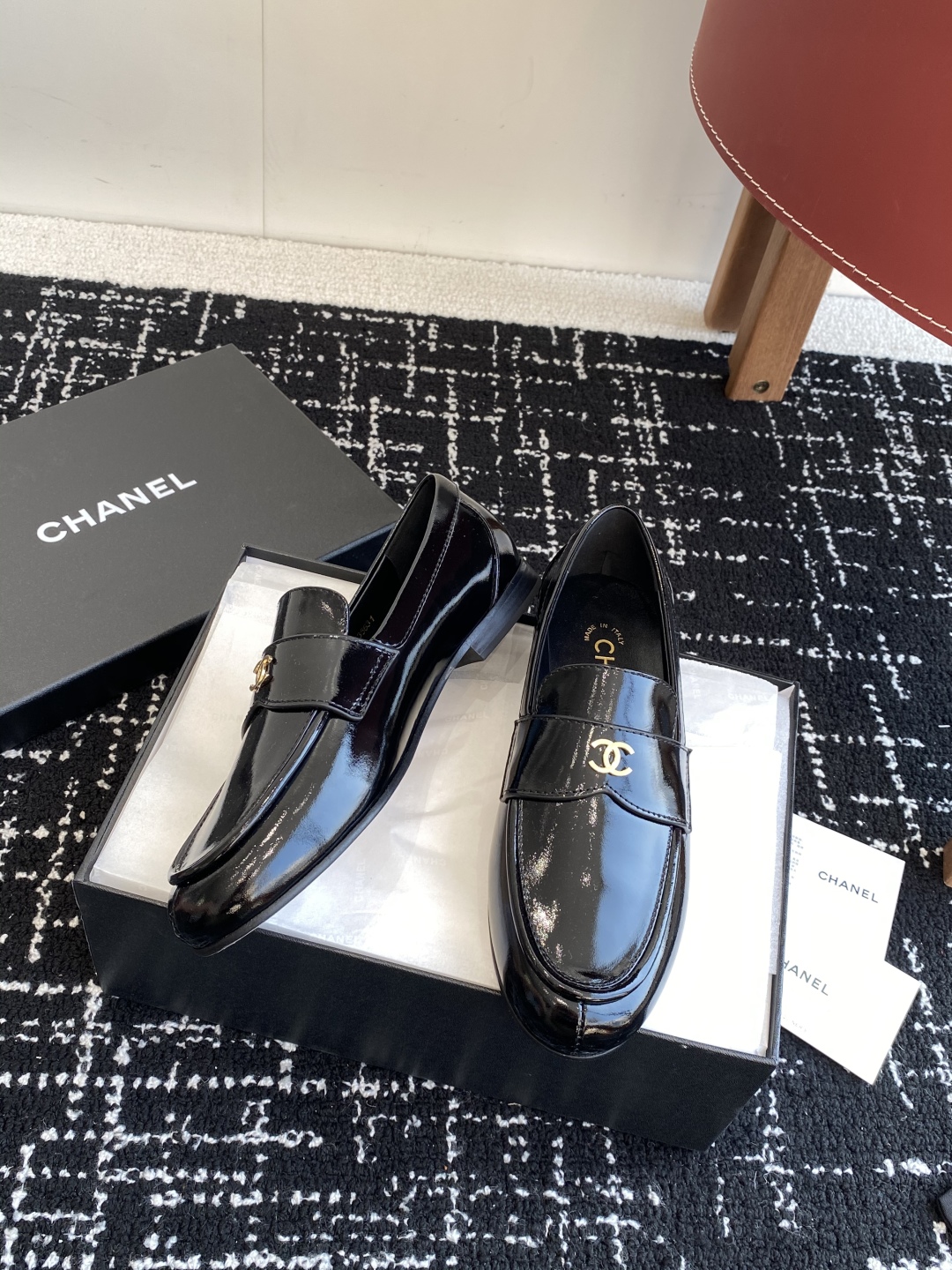 Bagsaaa Ch**el Moccasins black G46417