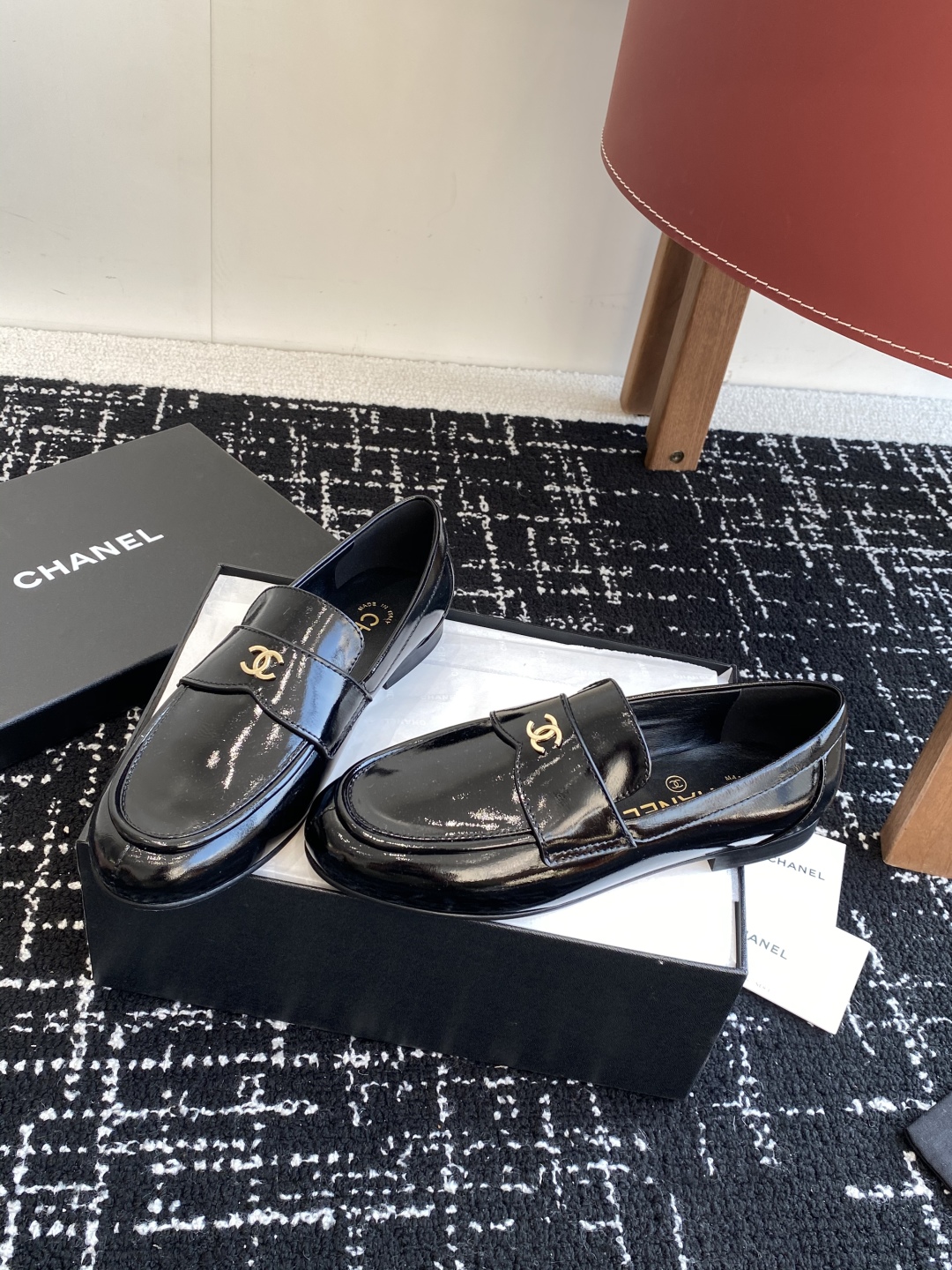 Bagsaaa Ch**el Moccasins black G46417
