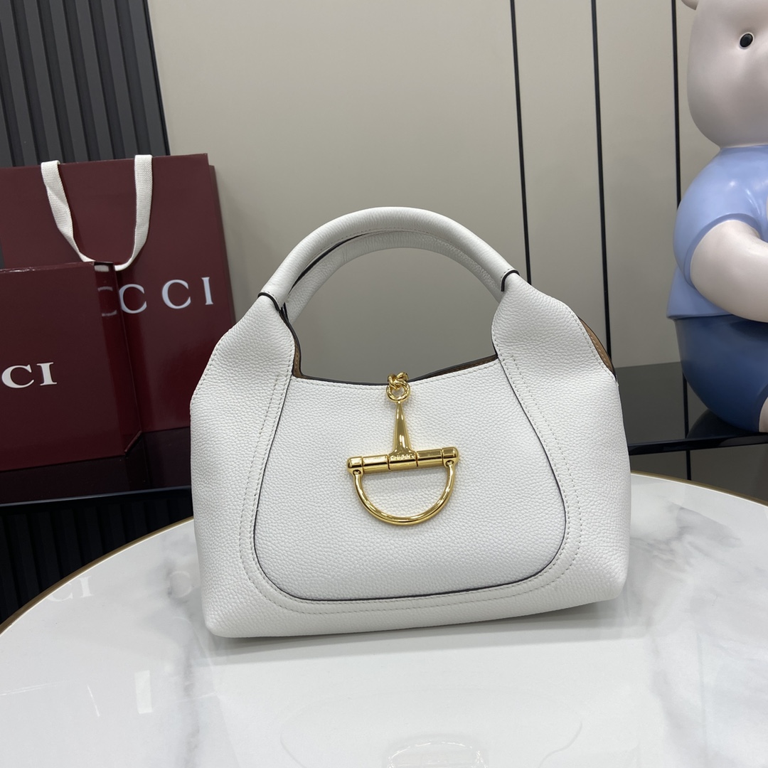 Bagsaaa Gvc*1 Softbit medium top handle bag 837467 white - 27.5cm