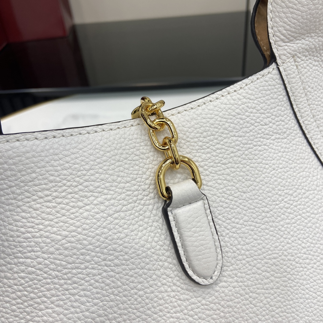 Bagsaaa Gvc*1 Softbit medium top handle bag 837467 white - 27.5cm