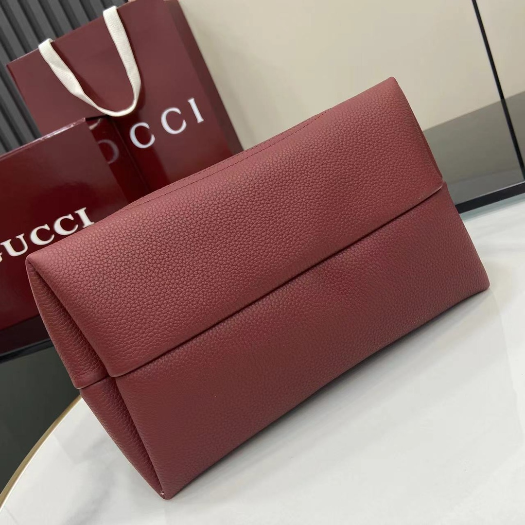 Bagsaaa Gvc*1 Softbit medium top handle bag 837467 red - 27.5cm