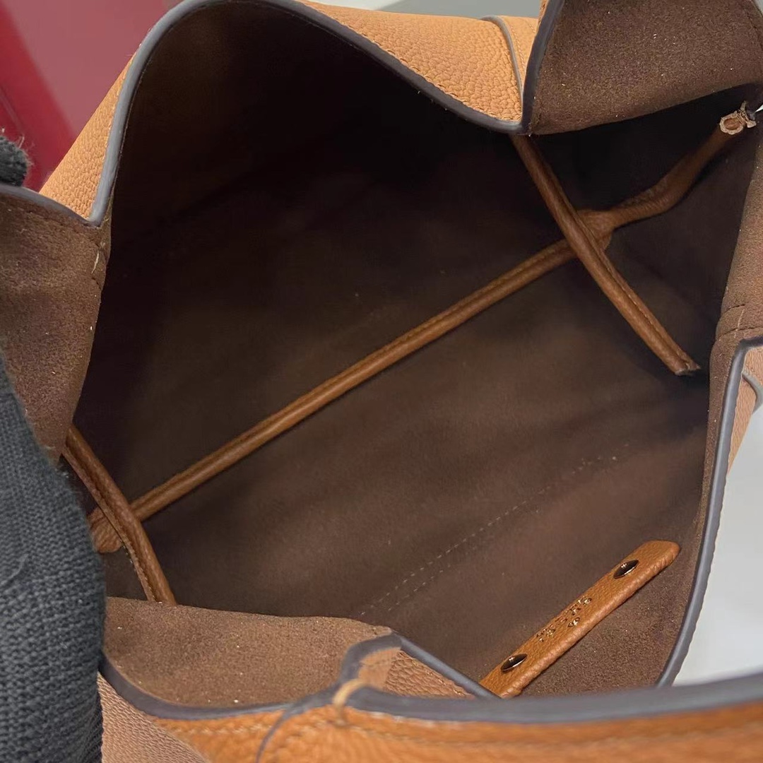 Bagsaaa Gvc*1 Softbit medium top handle bag 837467 brown - 27.5cm