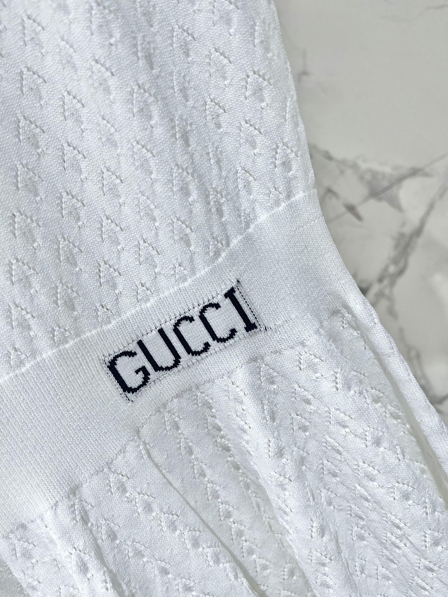 Bagsaaa Gvc*1 Flared Dress With Logo Lettering Embroidery White