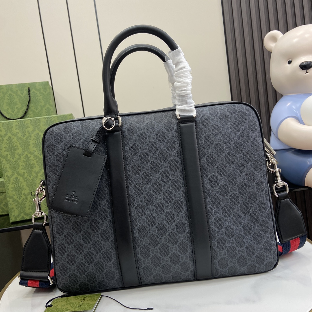 Bagsaaa Gvc*1 GG Black medium briefcase 792077 - 36cm