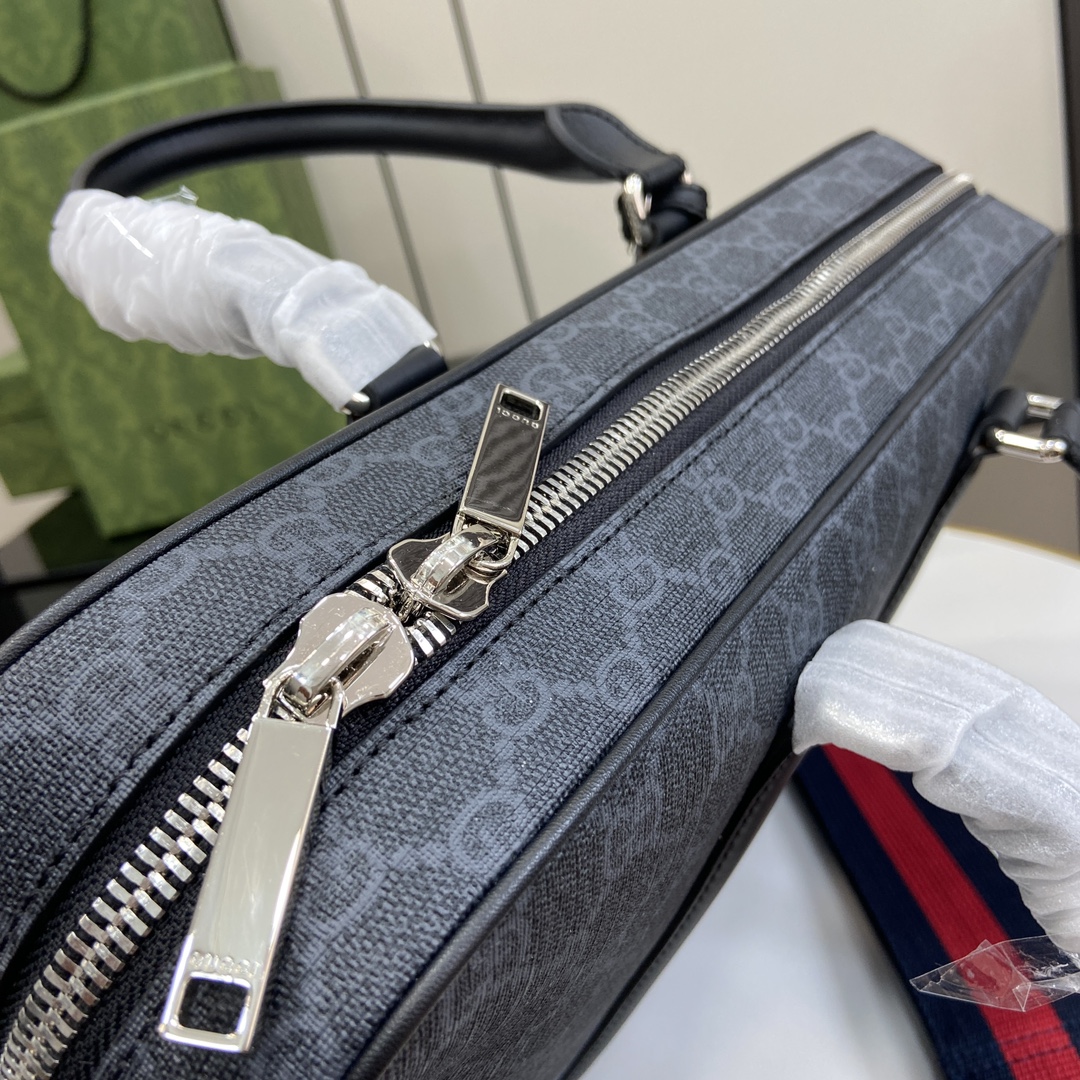 Bagsaaa Gvc*1 GG Black medium briefcase 792077 - 36cm