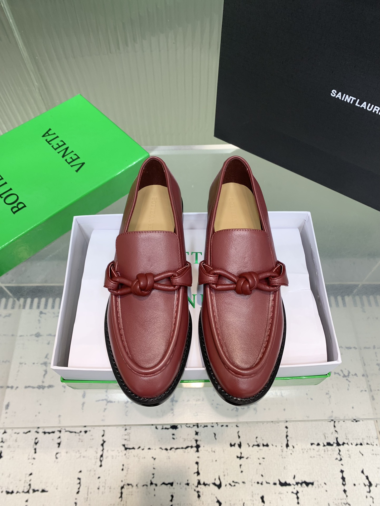 Bagsaaa B0tt*ga Ven*ta Astaire Loafer 796696 red
