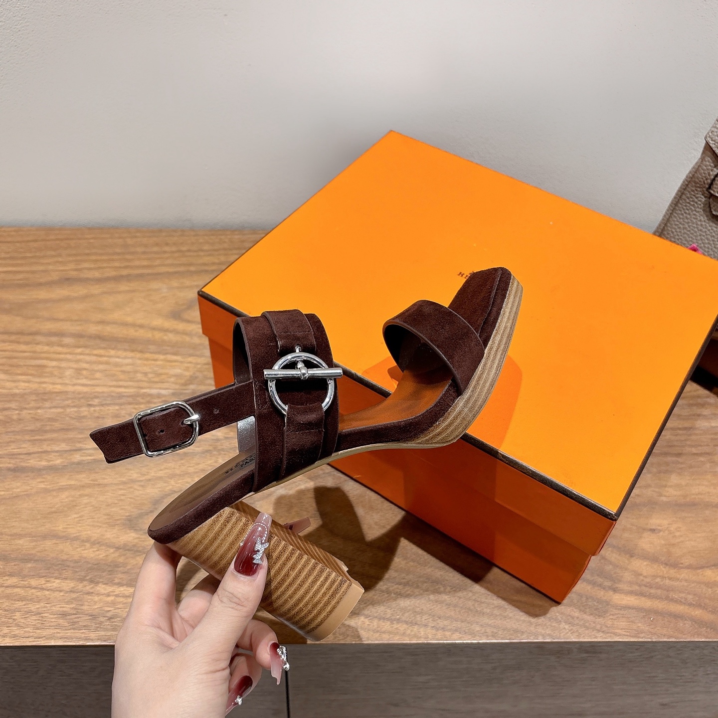Bagsaaa H**me5 Keen 90 Sandals Brown Suede