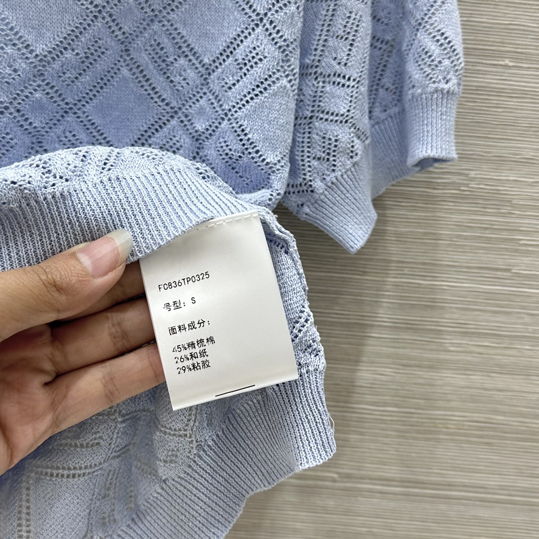 Bagsaaa Givenchy Slim fit polo in monogram 72 jacquard blue