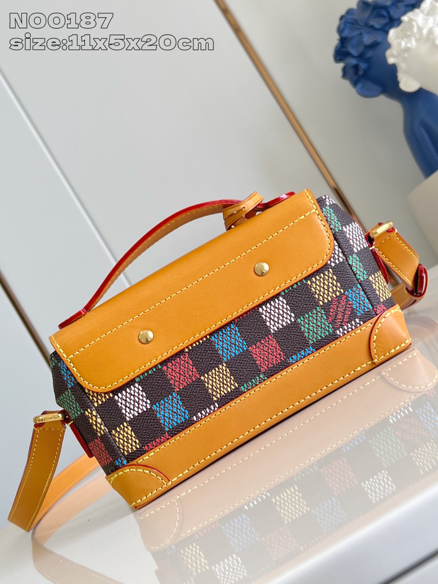 Bagsaaa LV N00187 Steamer East West Wearable Wallet Multicolor - 20cm