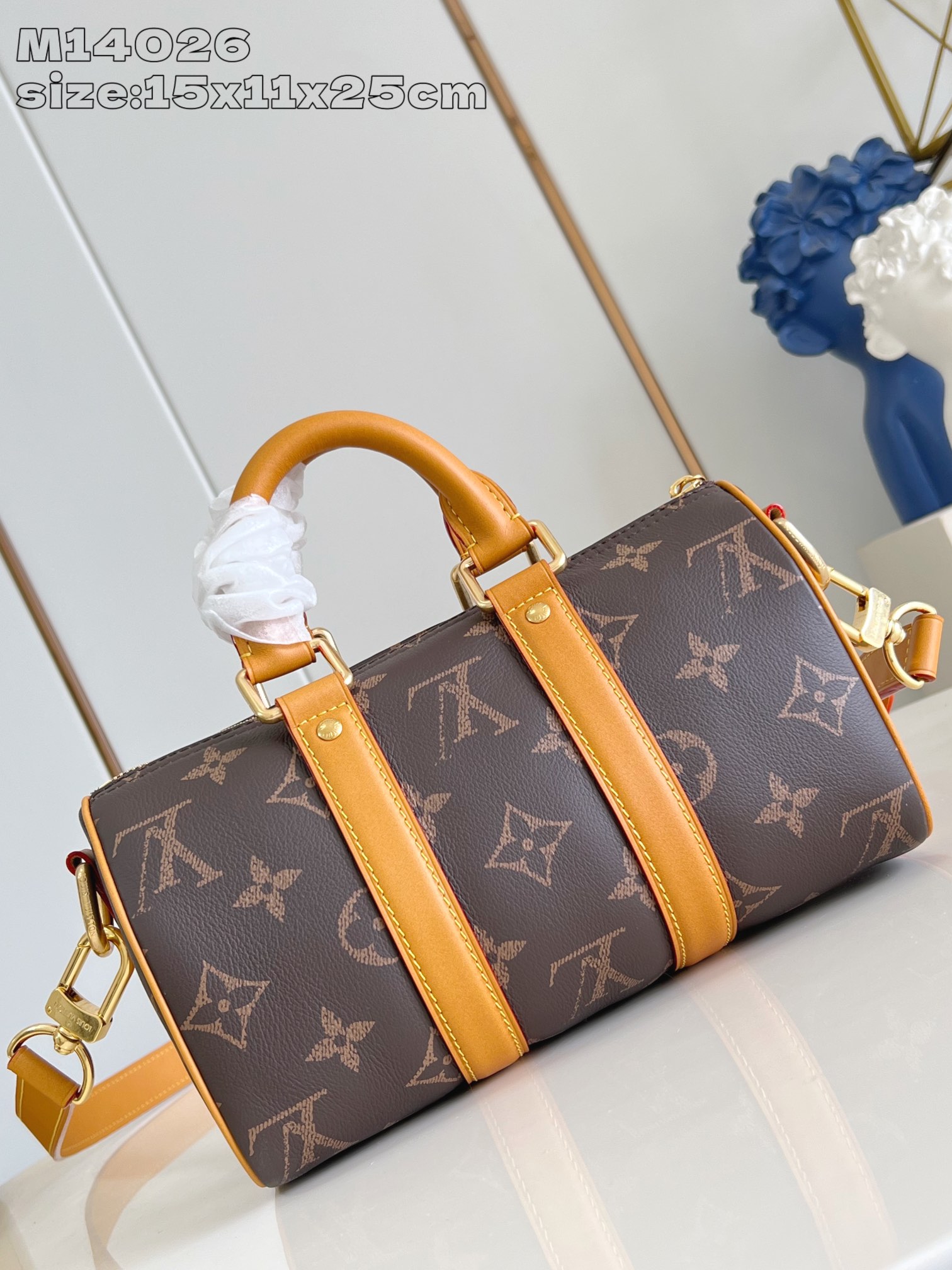 Bagsaaa LV M14026 Keepall Bandoulière 25 Monogram - 25cm