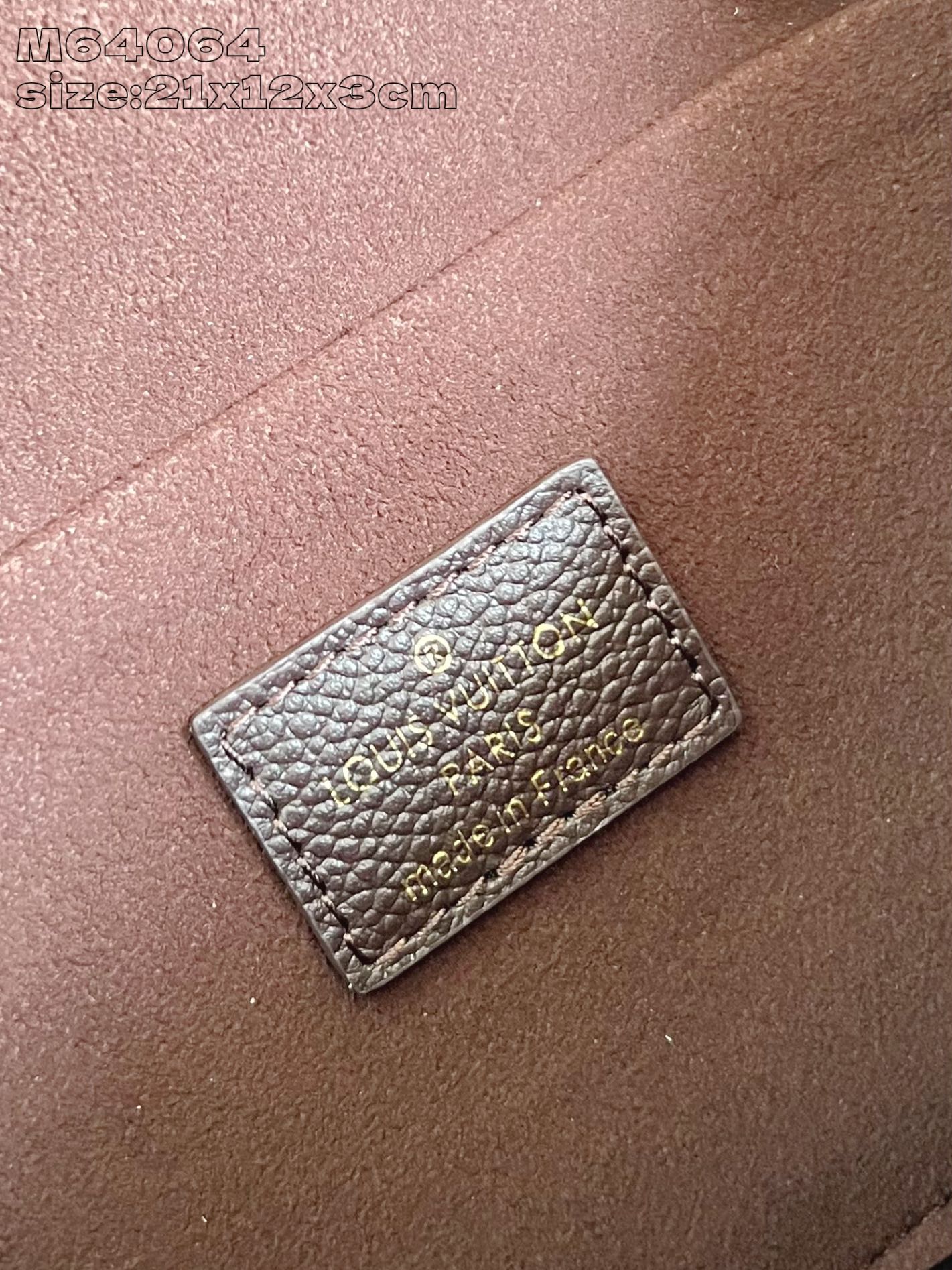 Bagsaaa LV M14193 Félicie Pochette Chocolate Brown - 21cm