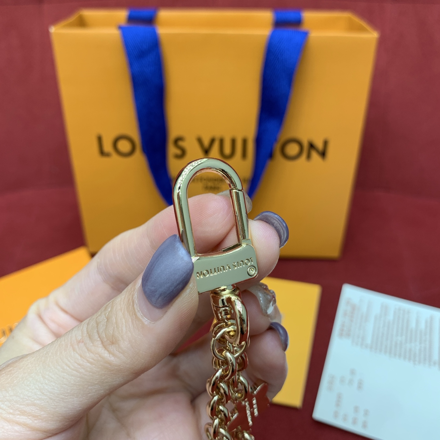 Bagsaaa M02540 LV x TM Cherry Blossom Bag Chain
