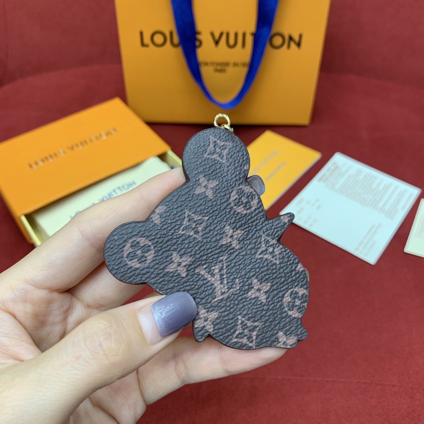 Bagsaaa M02467 LV x TM S*perflat Panda Key Holder