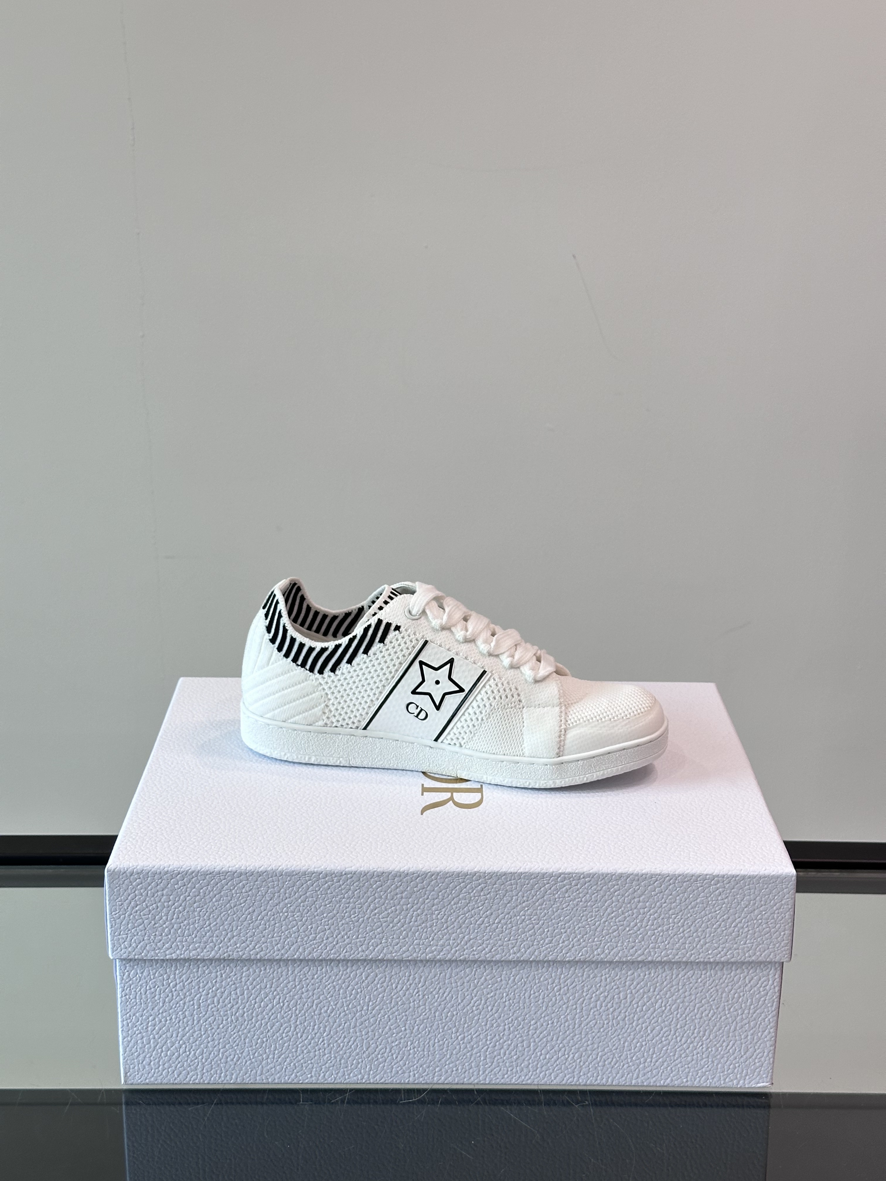 Bagsaaa D10r Star Sneaker White Technical Mesh