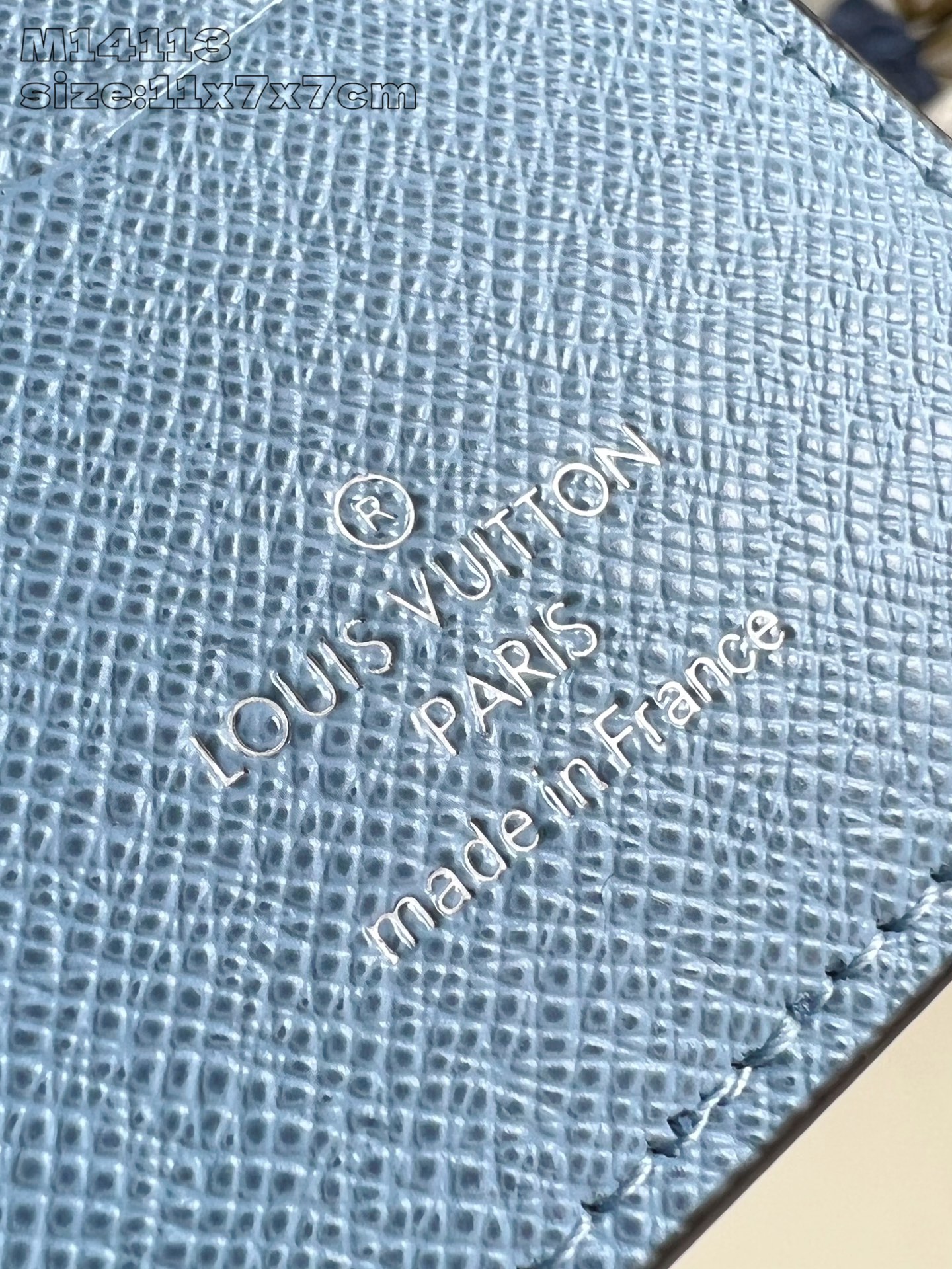 Bagsaaa LV M14112 Pocket Organizer Wallet Blue - 11cm
