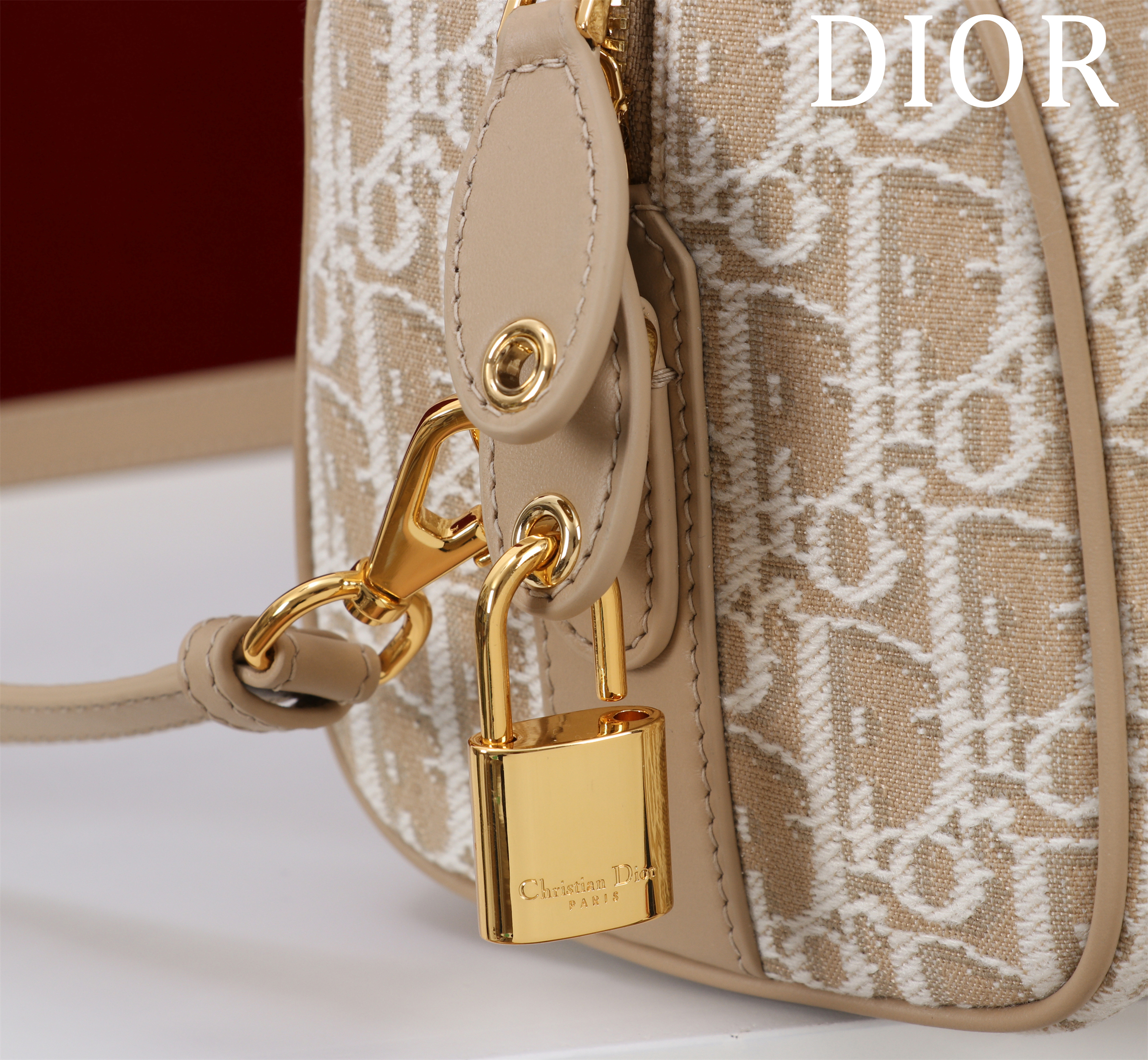 Bagsaaa D10r Groove 20 Bag Natural D10r Oblique Jacquard - 20.5cm