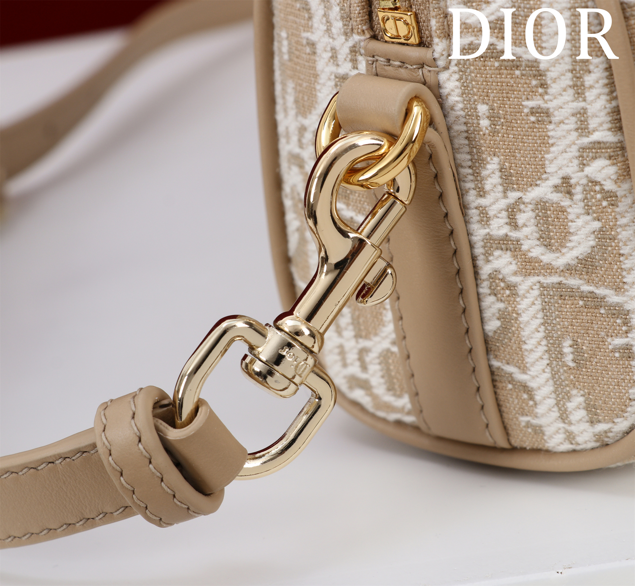 Bagsaaa D10r Groove 17 Nano Bag Natural D10r Oblique Jacquard - 17cm