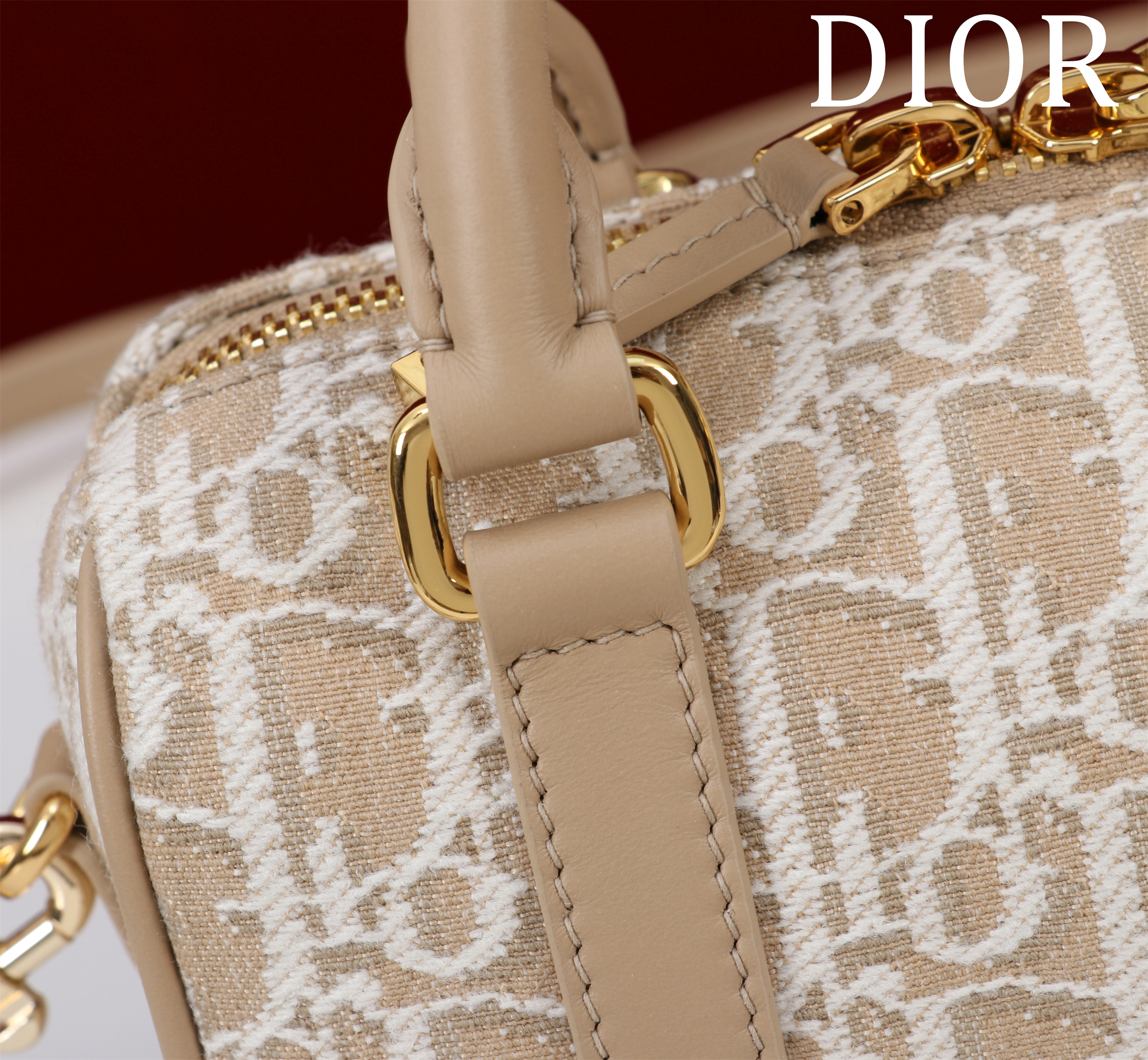 Bagsaaa D10r Groove 17 Nano Bag Natural D10r Oblique Jacquard - 17cm
