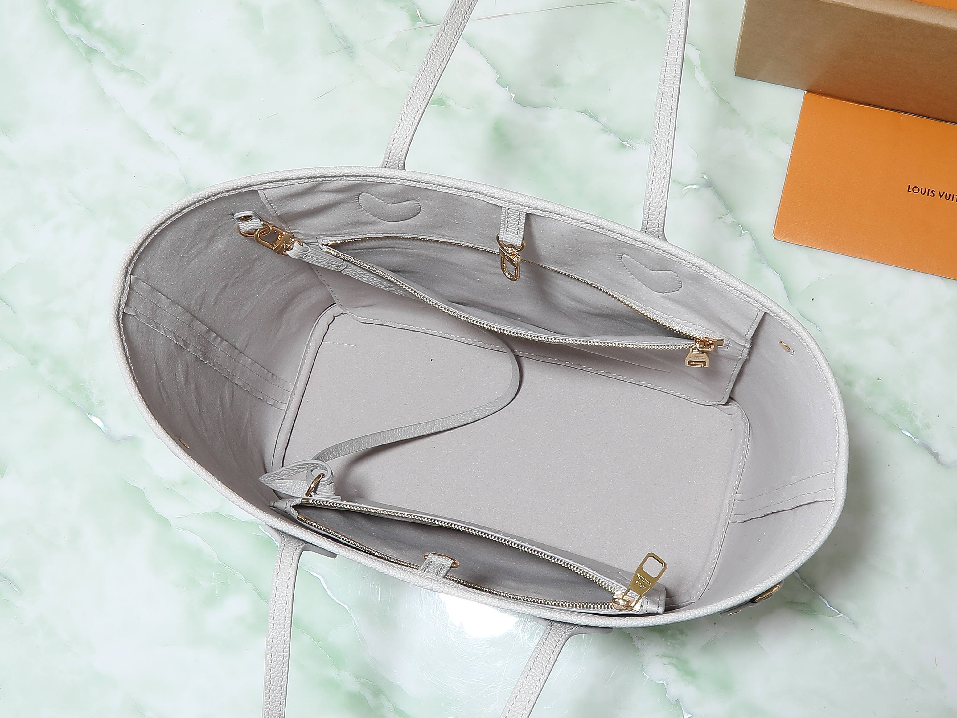 Bagsaaa LV M13758 Neverfull MM Gray - 31cm