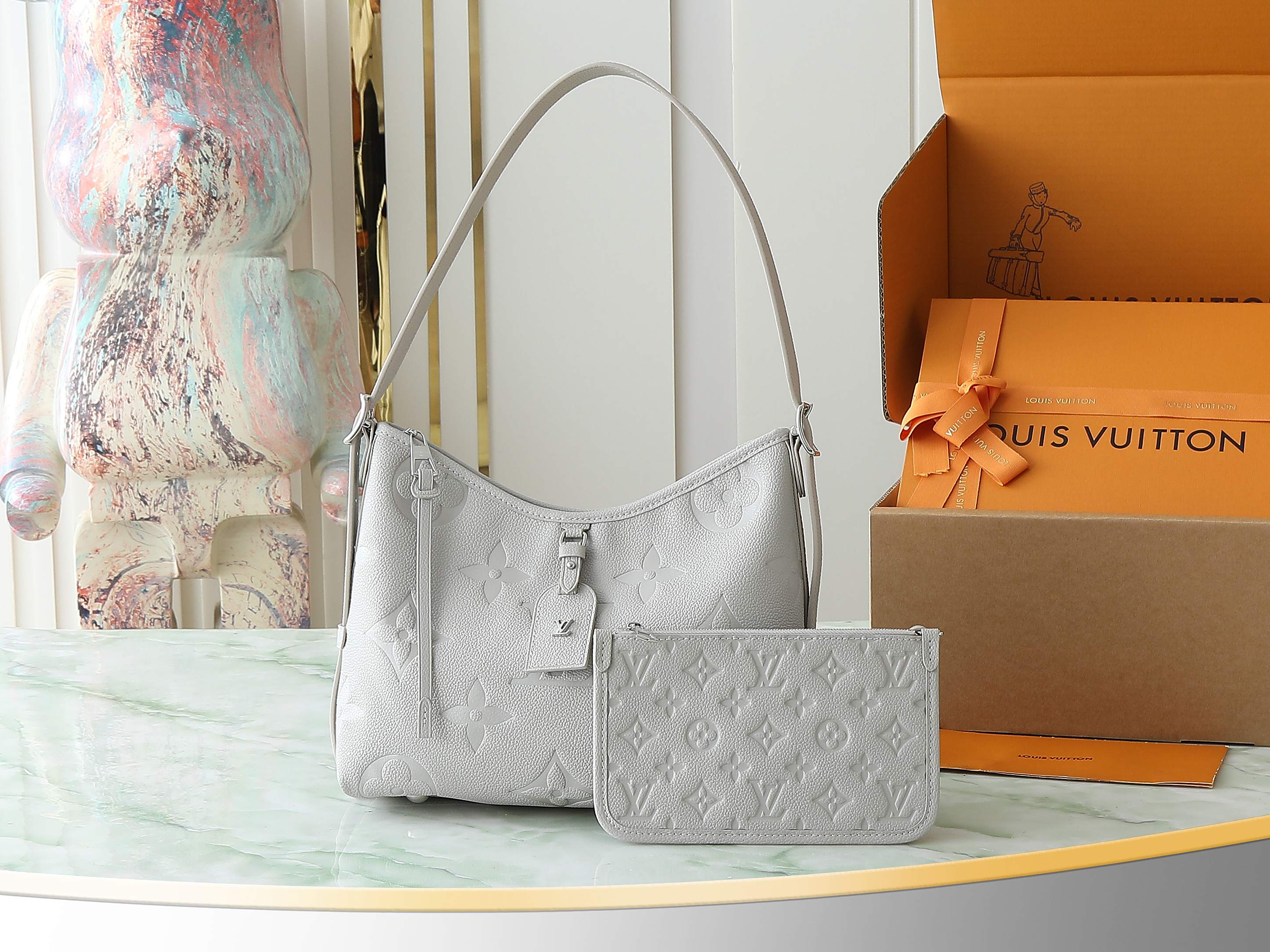 Bagsaaa LV M12917 CarryAll PM Gray - 29.5cm