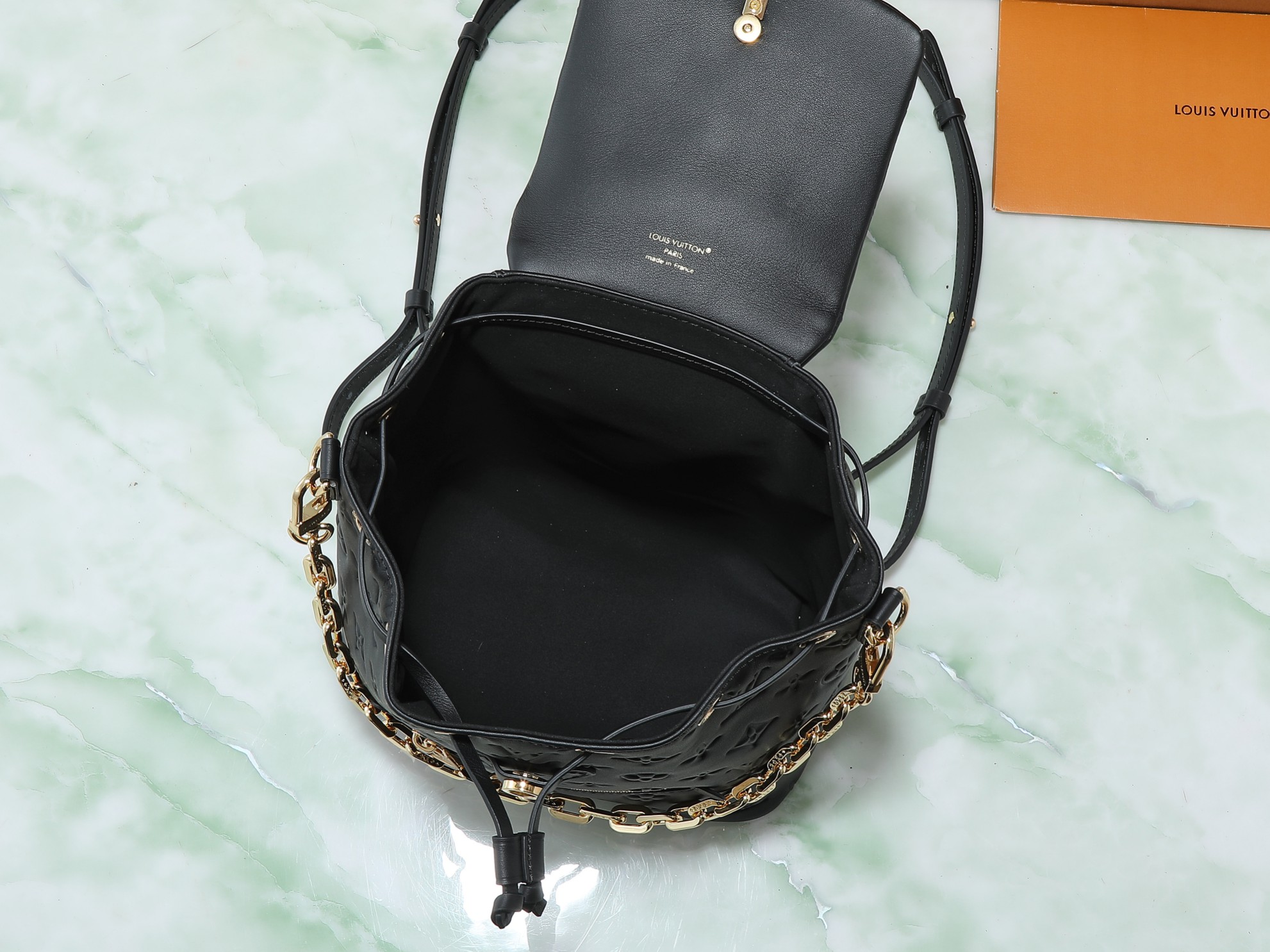 Bagsaaa LV M13357 Coussin Backpack PM Black - 26cm