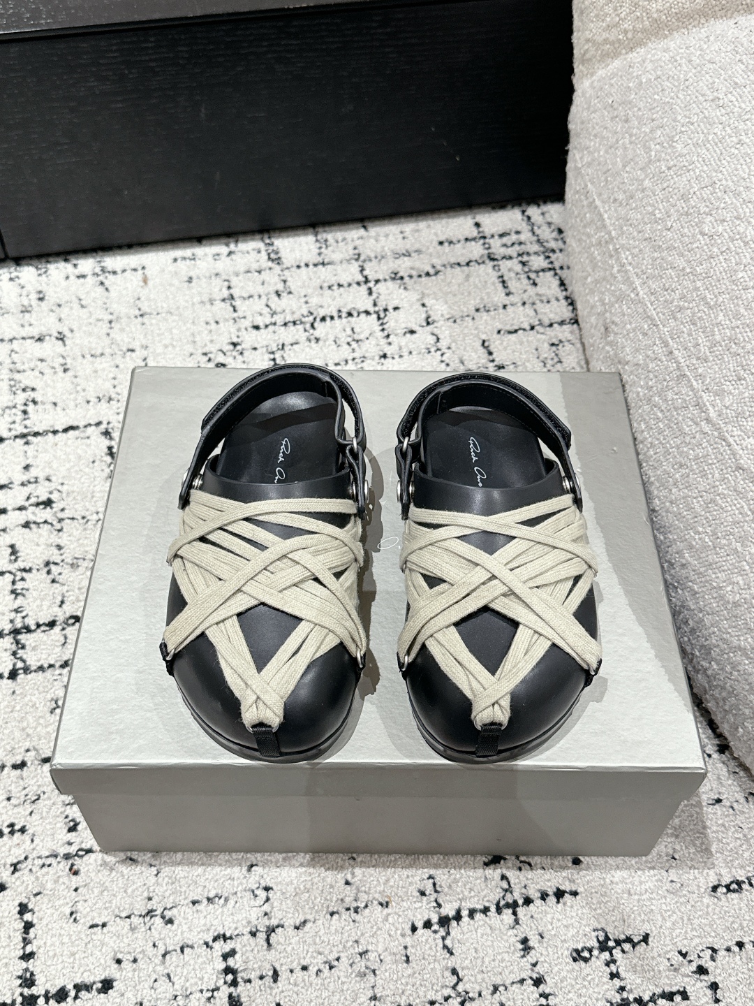 Bagsaaa Rick Owens Hollywood mules black