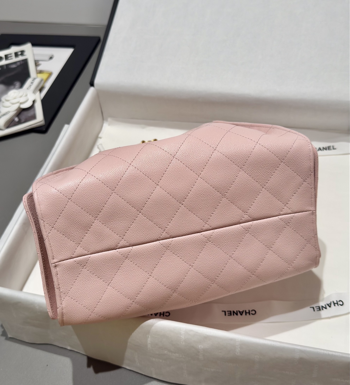 Bagsaaa Ch**el 25 Small Handbag AS5293 pink - 30cm
