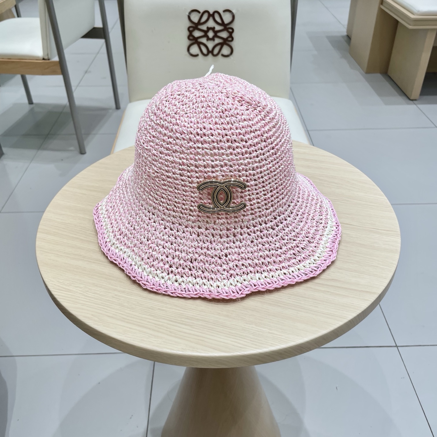 Bagsaaa Ch**el Pink Hat