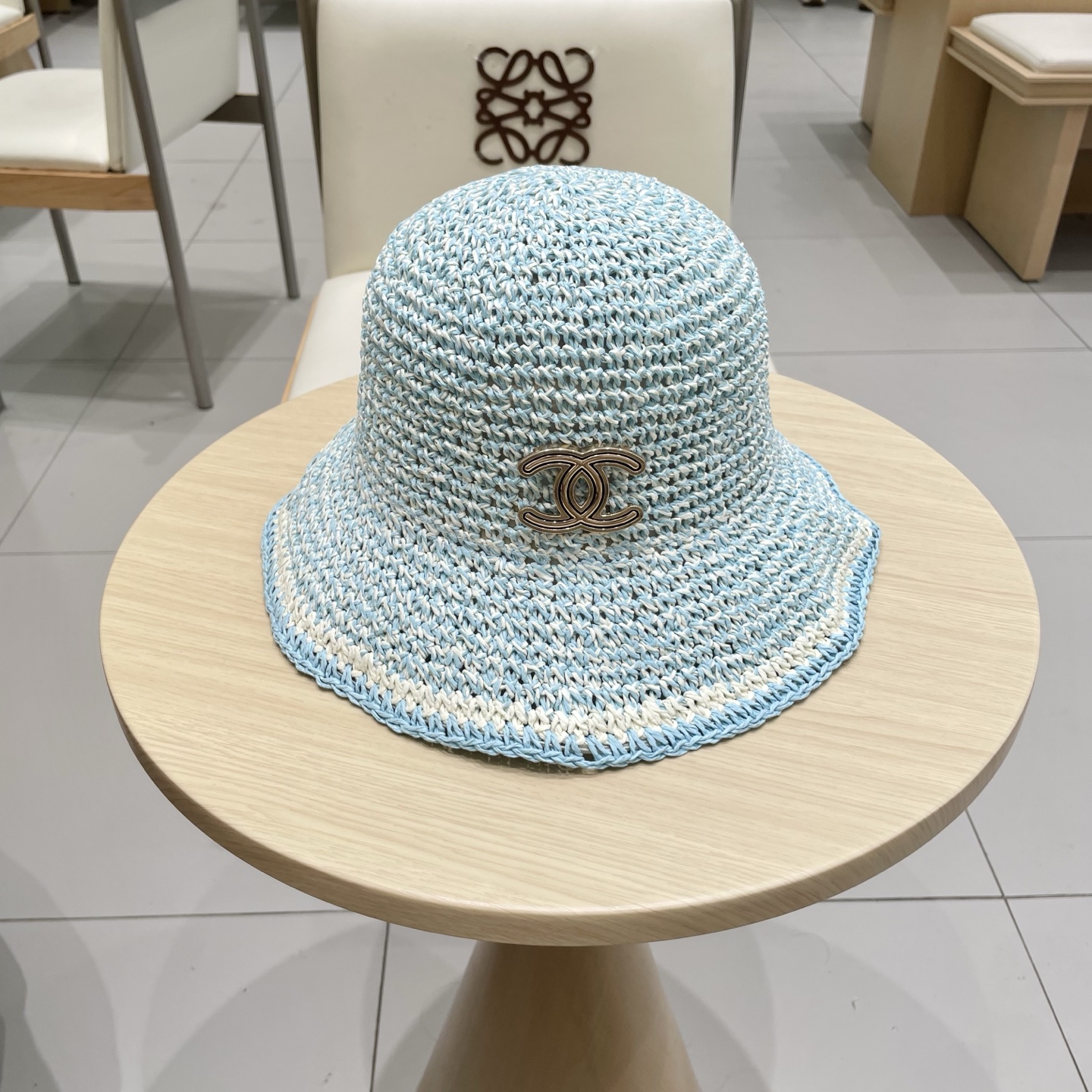 Bagsaaa Ch**el Blue Hat